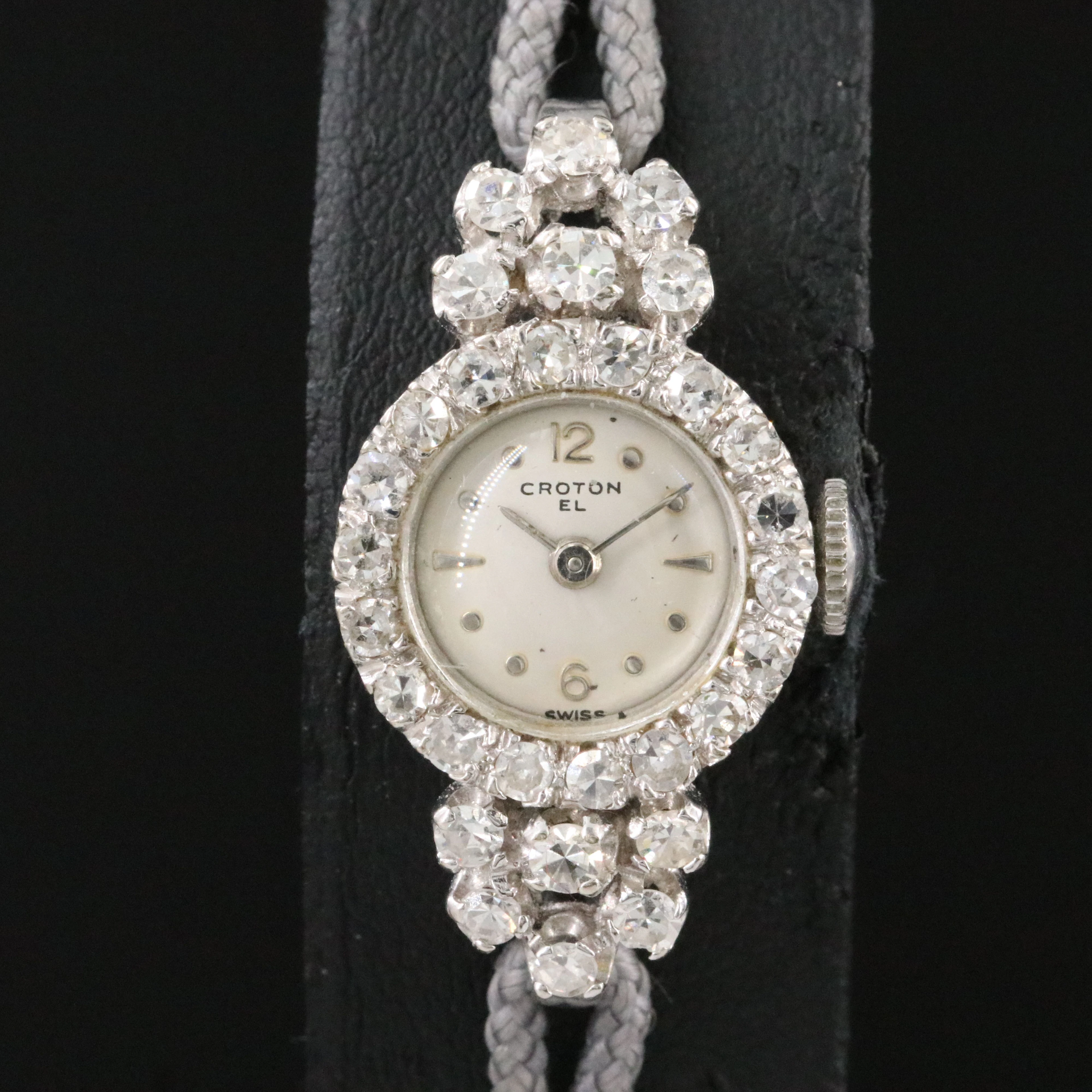 Croton El 14K Vintage Cocktail Watch c.1950s