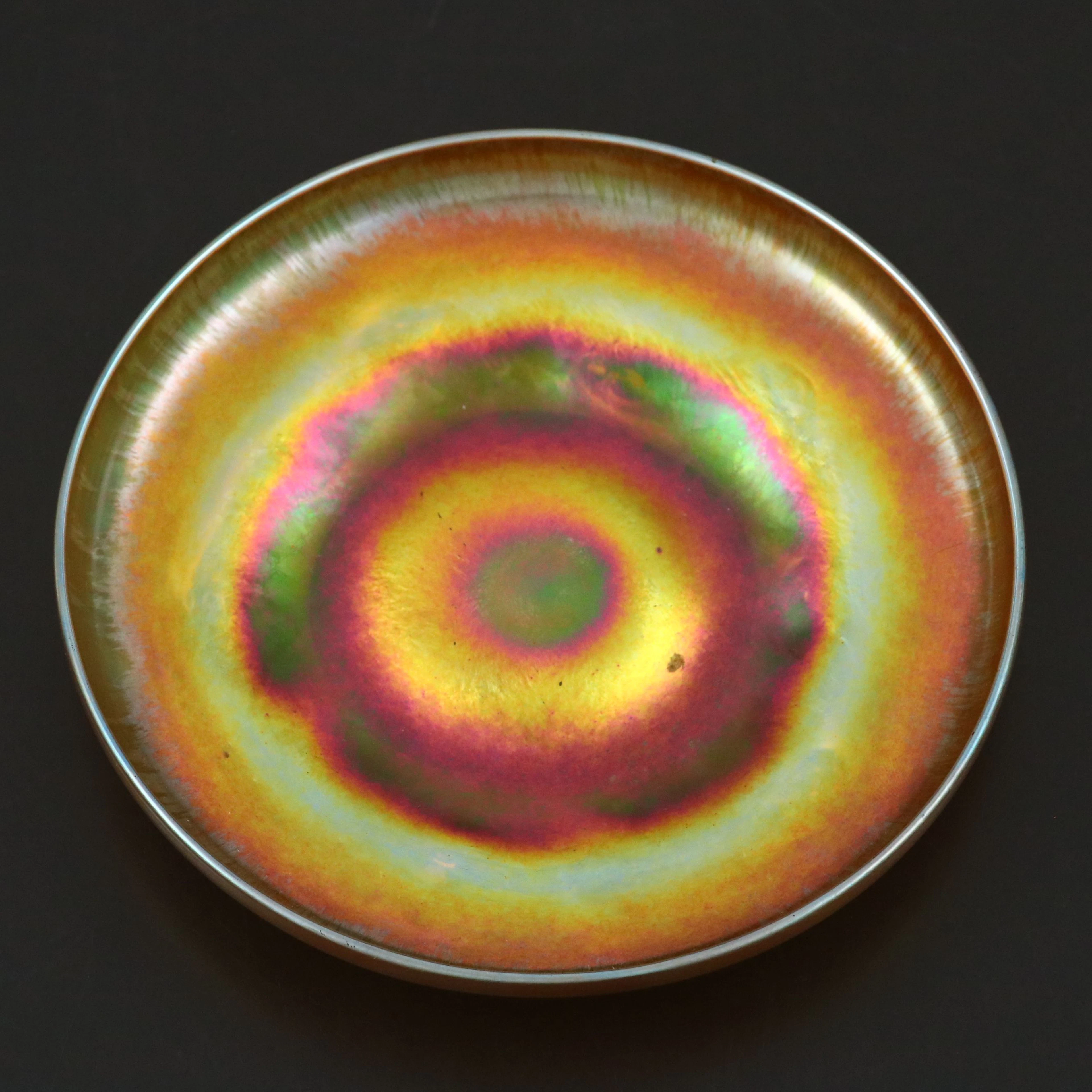Louis Comfort Tiffany Favrile Glass Bowl, Early 20th Century