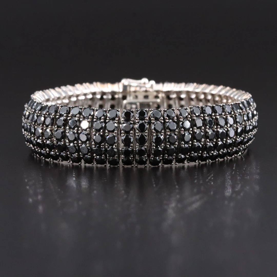 Sterling Black Onyx Bracelet