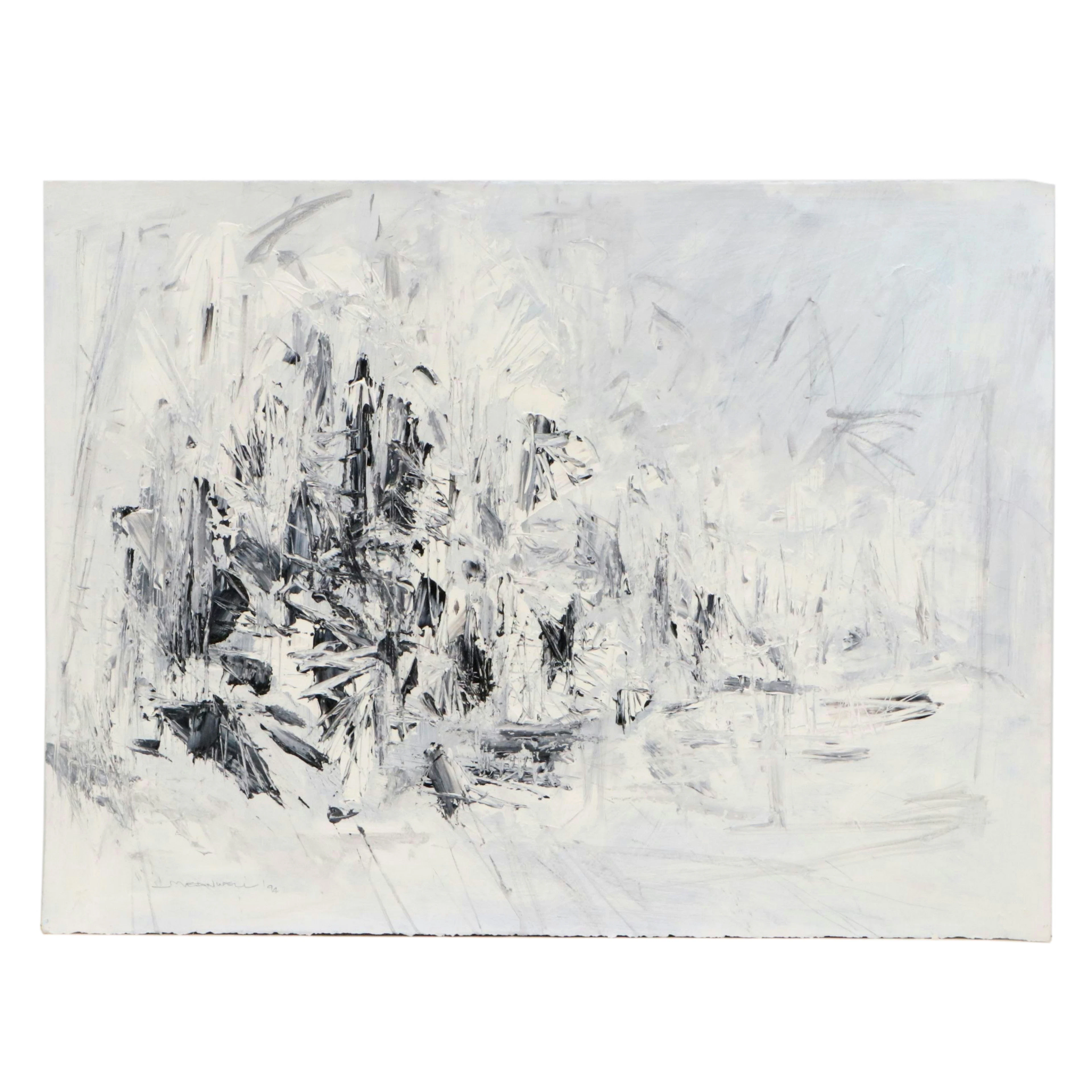 Jack Meanwell Oil Painting, 1994