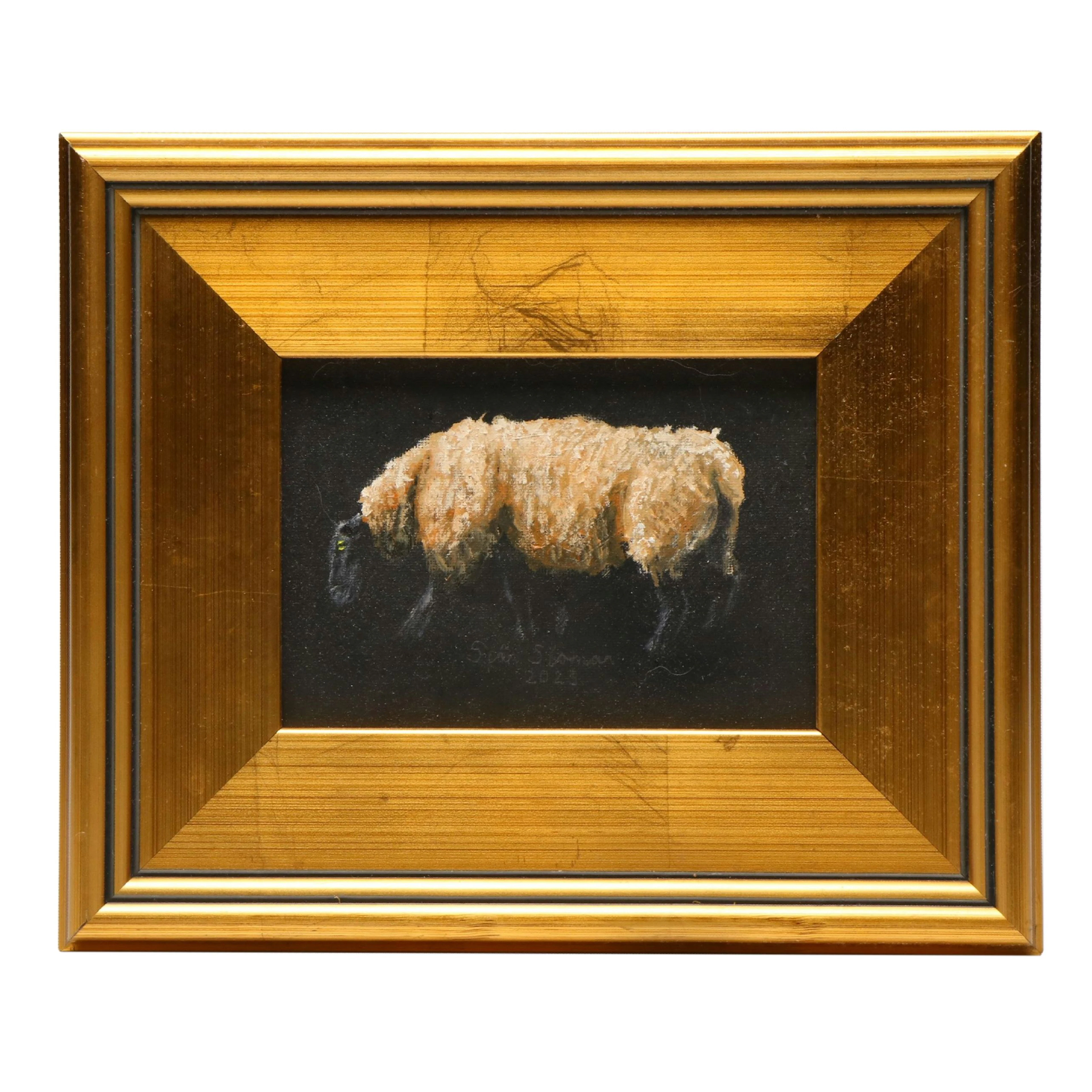 Siân Sloman Oil Painting of Sheep, 2025