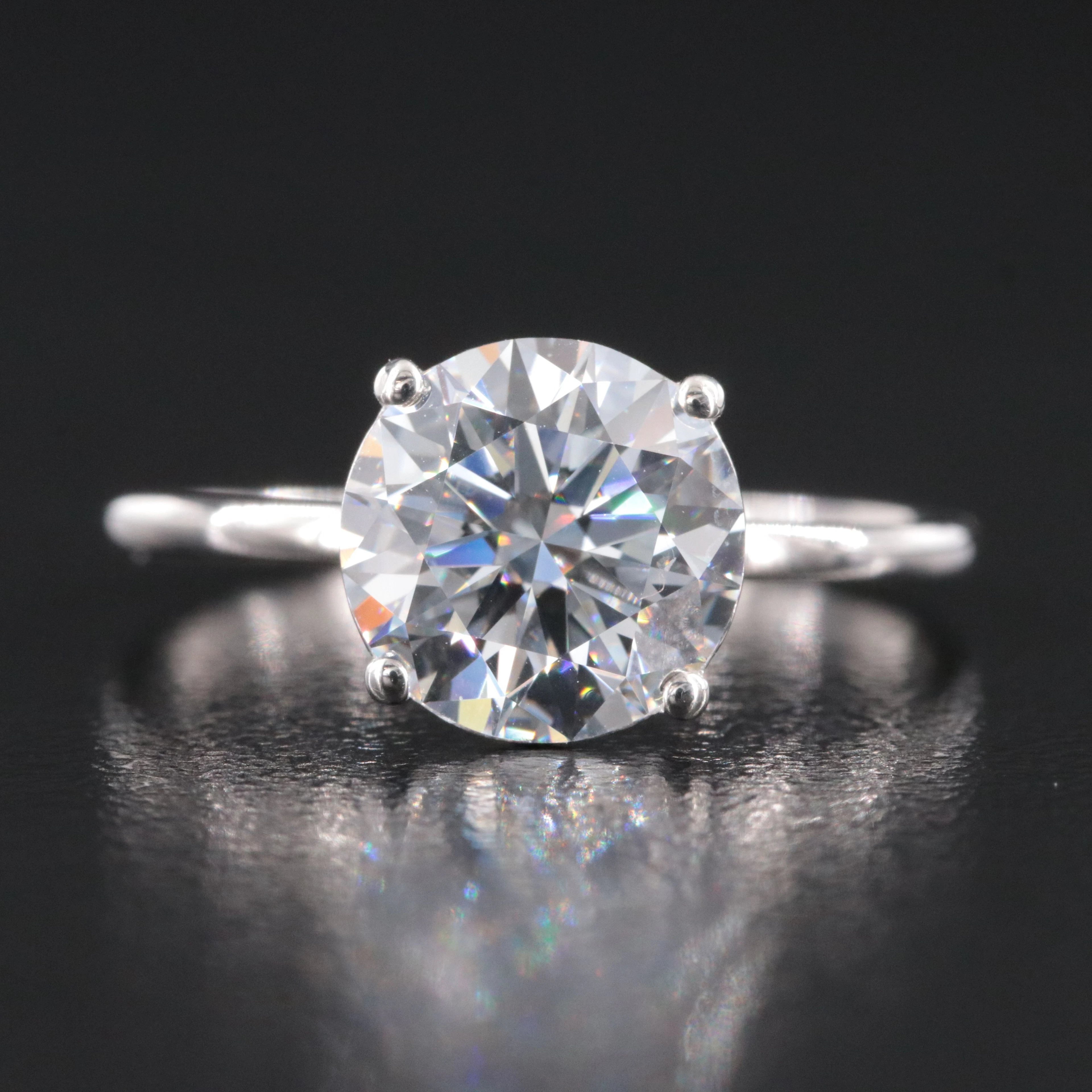 14K 2.20 CT Lab Grown Diamond Ring with IGI Report