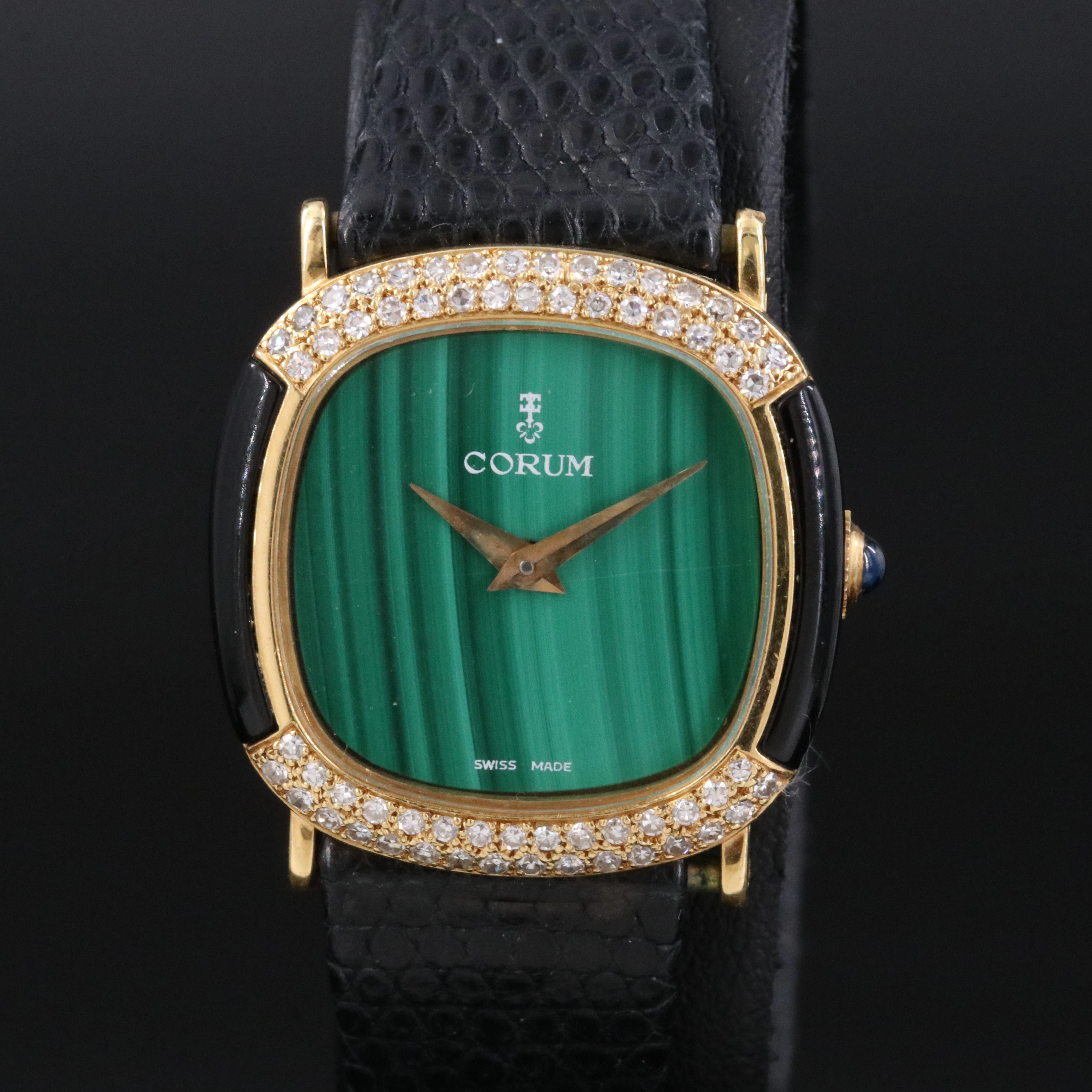 Corum 18K & Diamond Watch