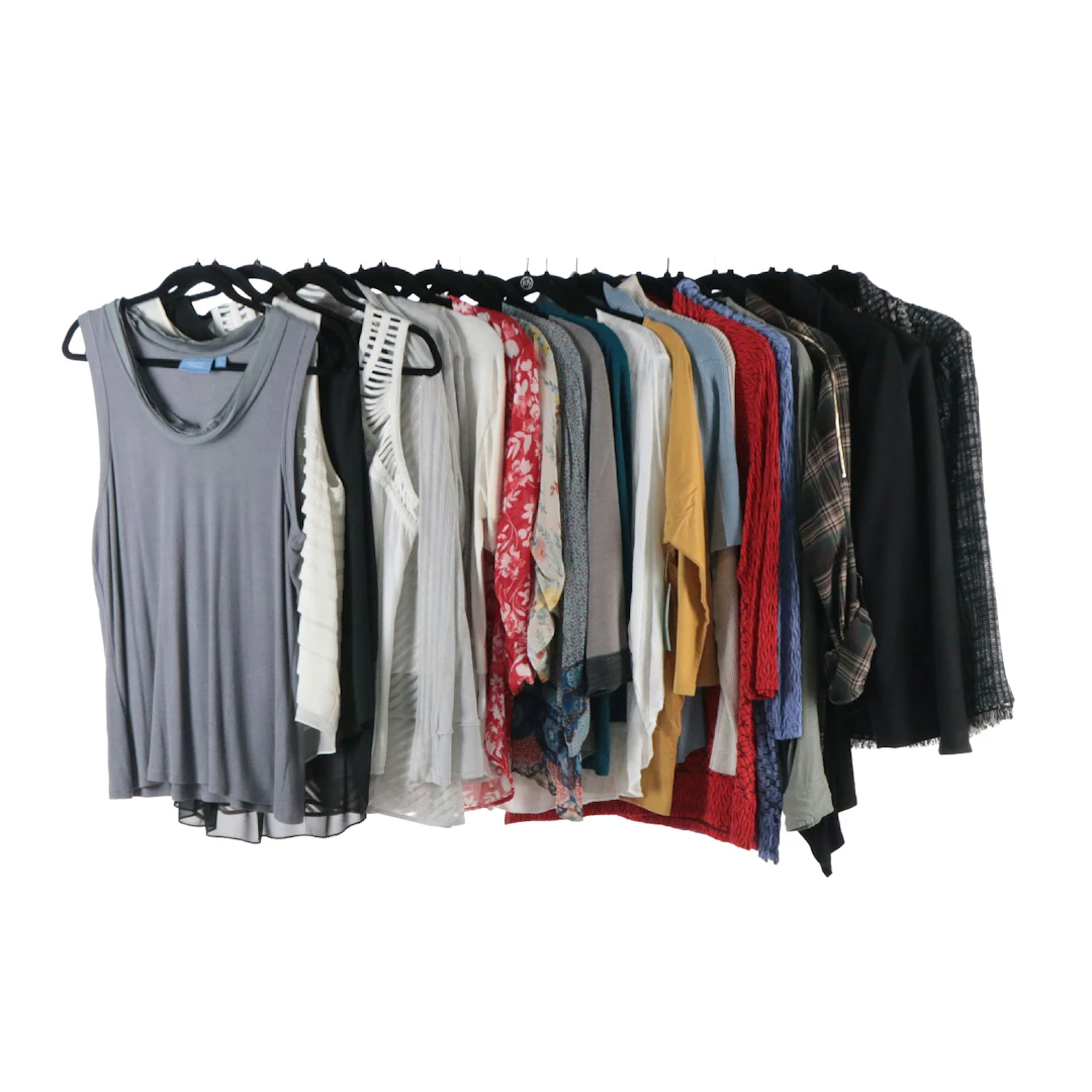 Vera Wang Sleeveless Top, Nic + Zoe Linen Blend Skirt Set, Misook Jacket & More