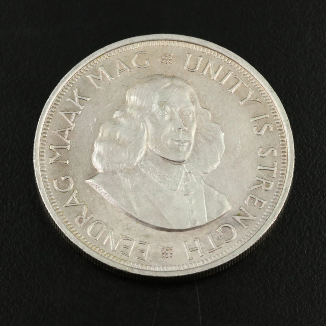 1963 South Africa Fifty Cent Silver Coin