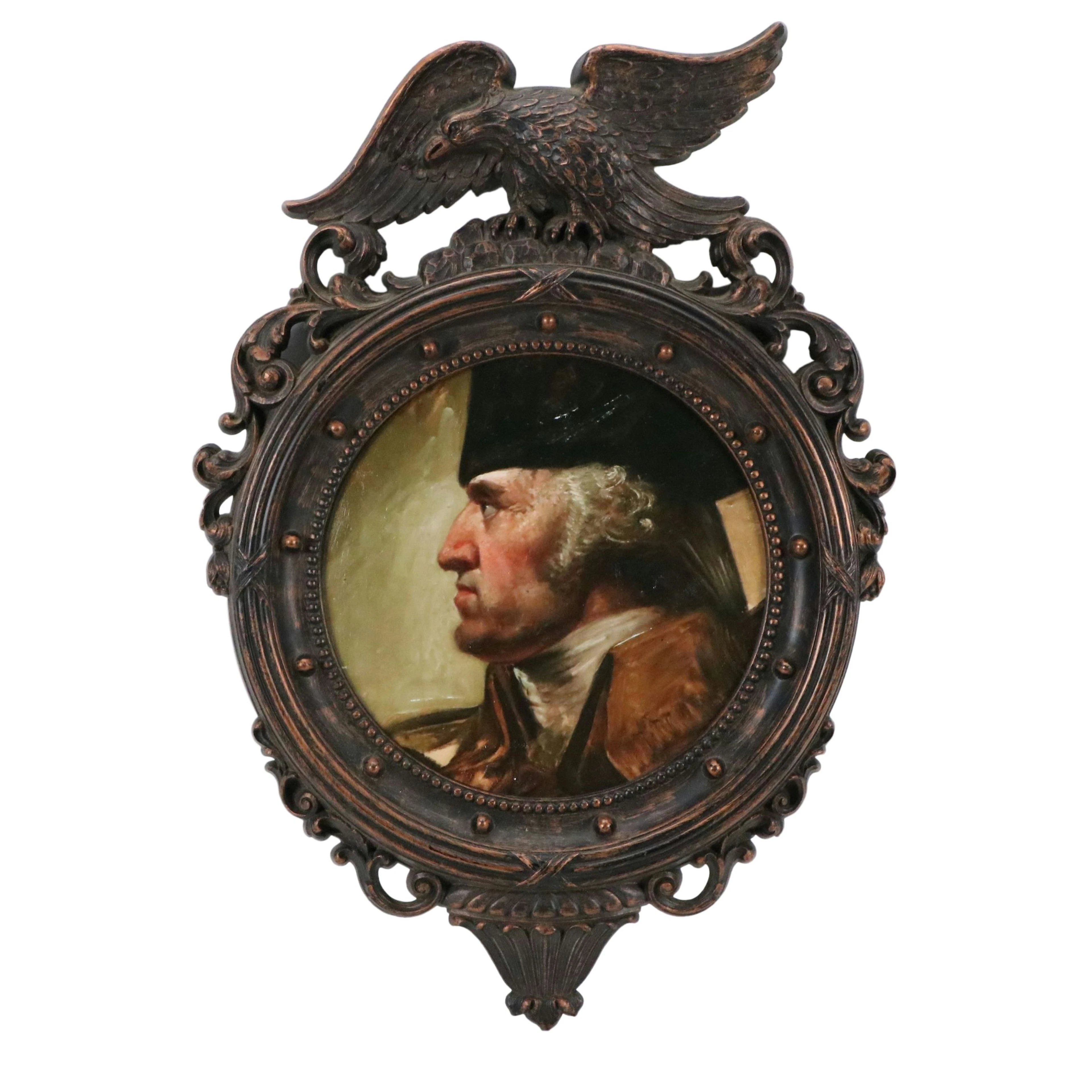 Embelished Giclée After Emanuel Leutze "George Washington Study," 21st Century