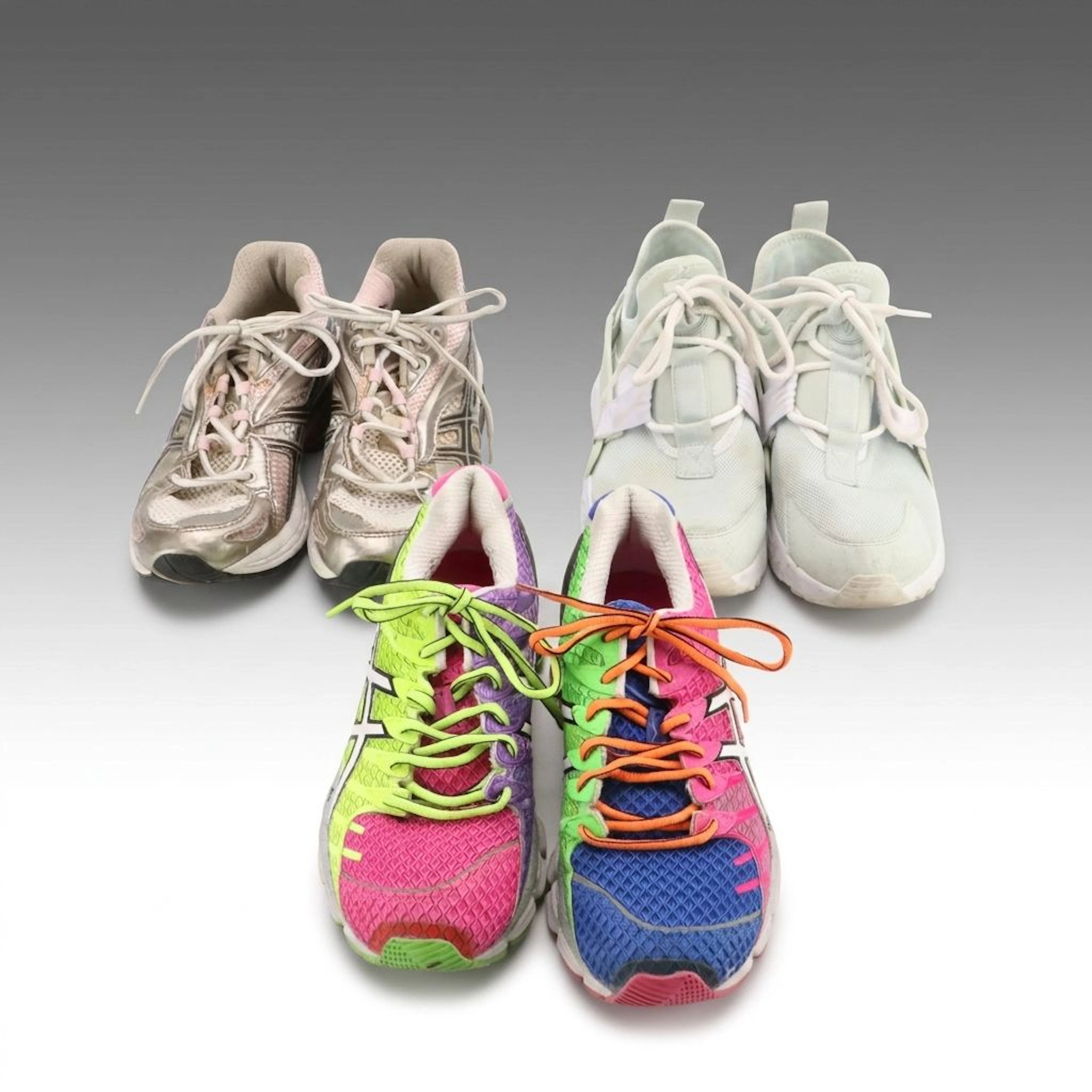 Running Sneakers from Asics and Nike