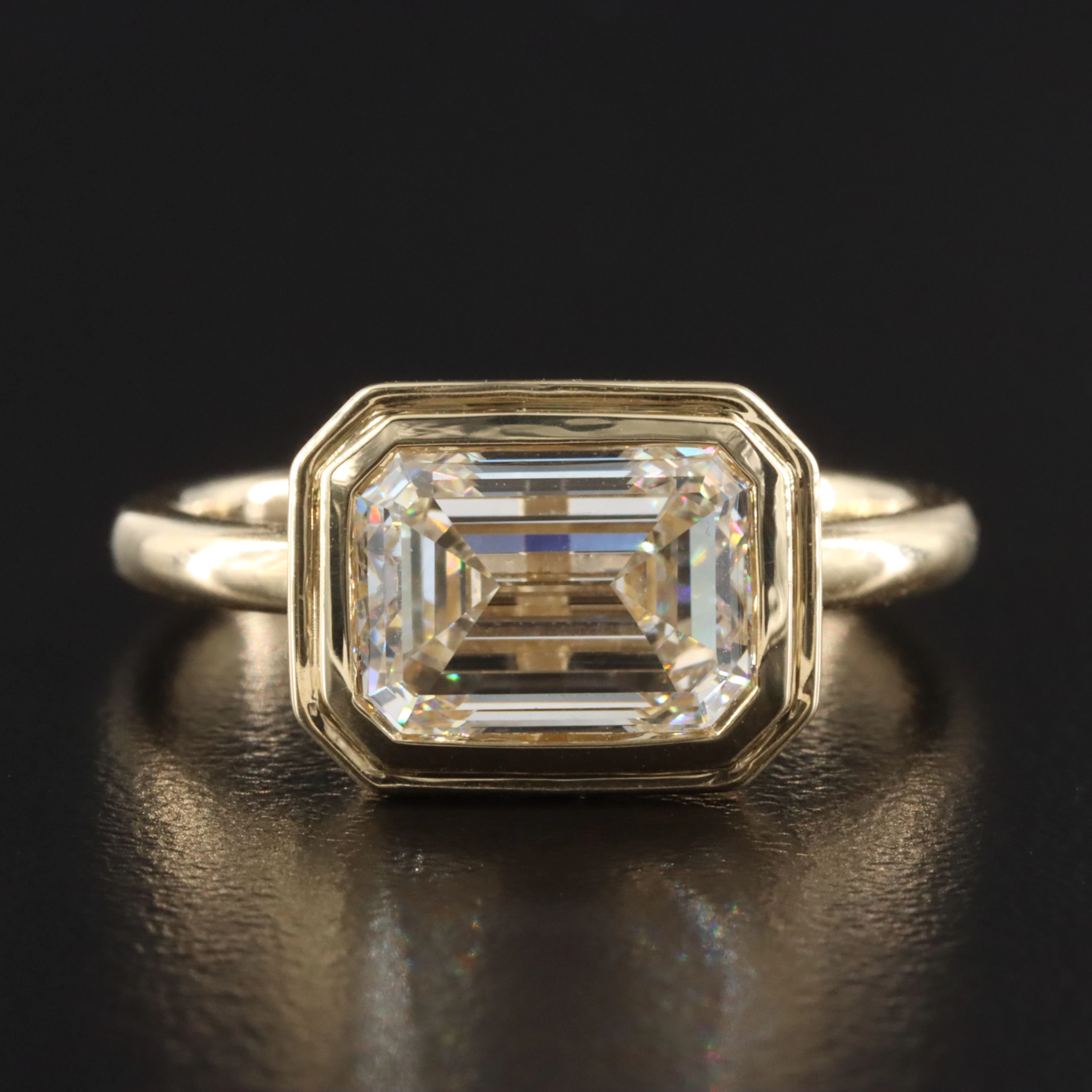 14K 2.97 CT Lab Grown Diamond Ring with IGI Report