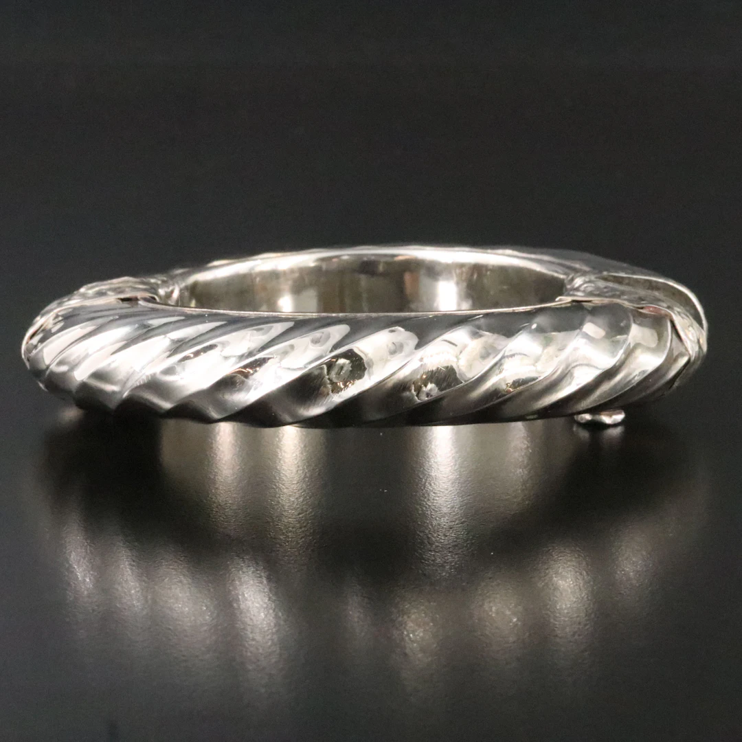 Indian Fluted Hinged Bangle