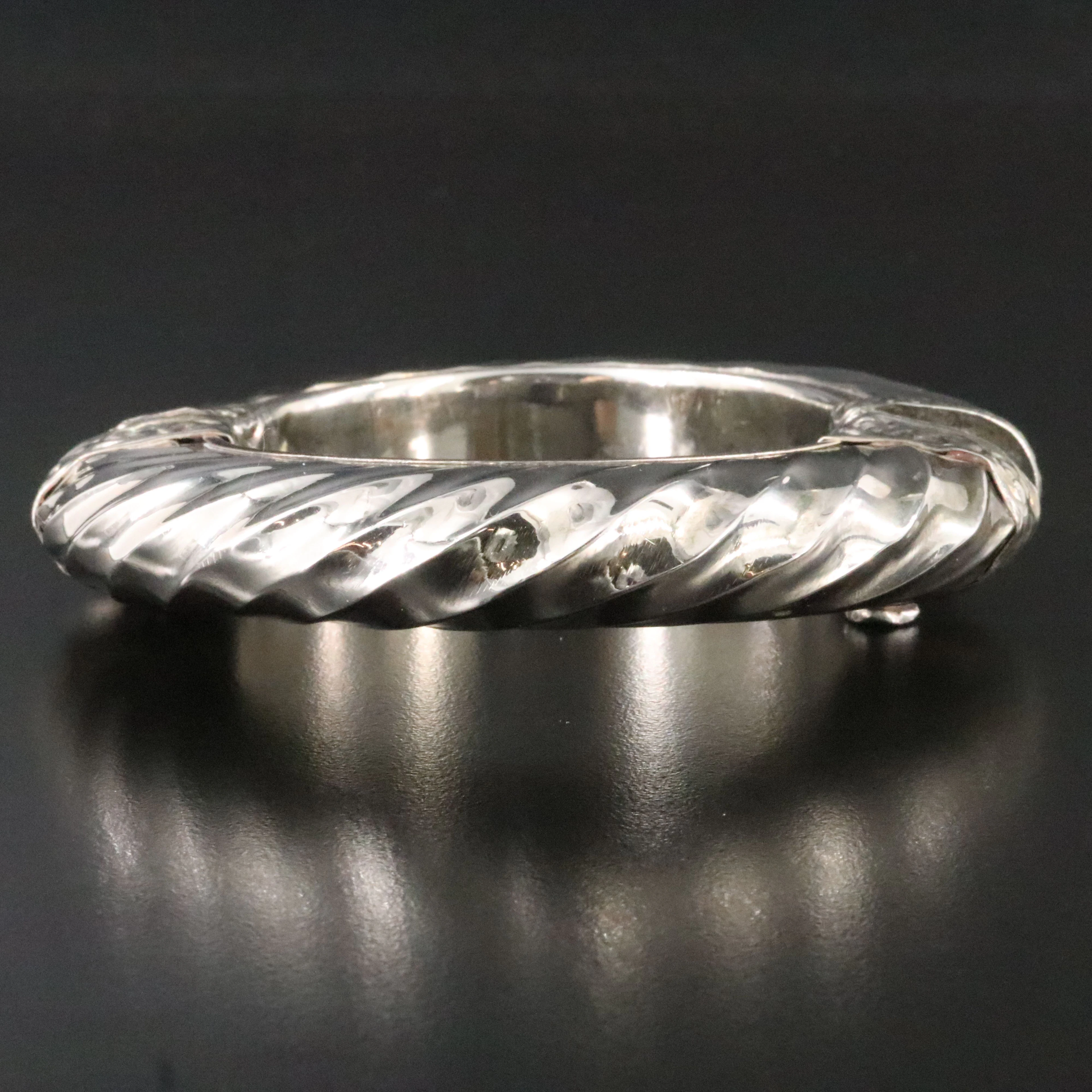 Indian Fluted Hinged Bangle