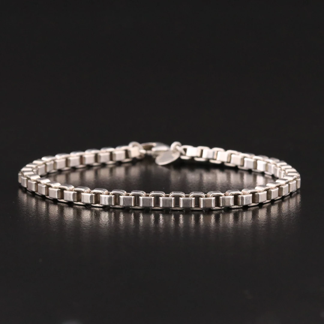 Tiffany & Co. Sterling Venetian Chain Bracelet