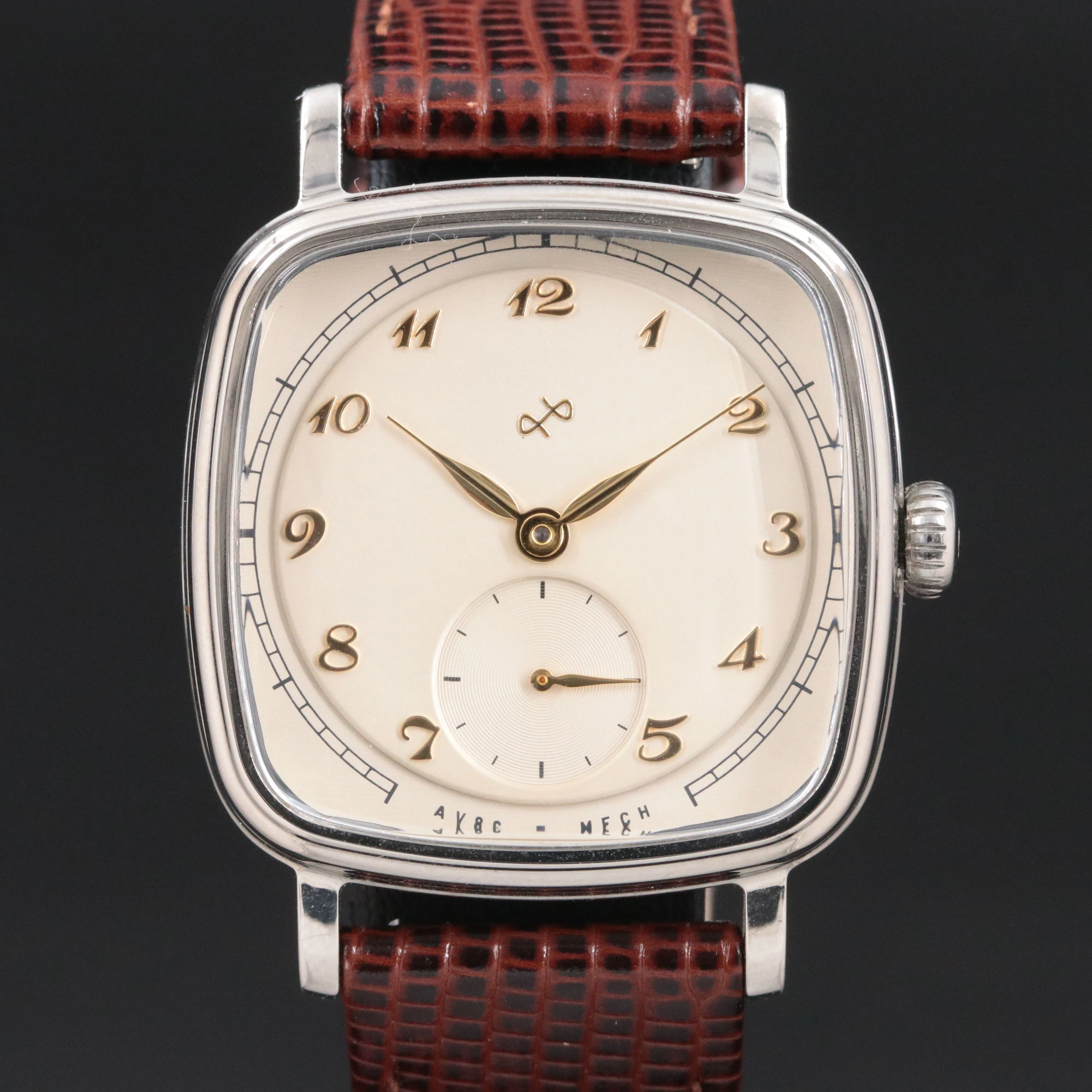 AV86 "Amalfi" 1954 Stainless Steel Mechanical Dress Watch