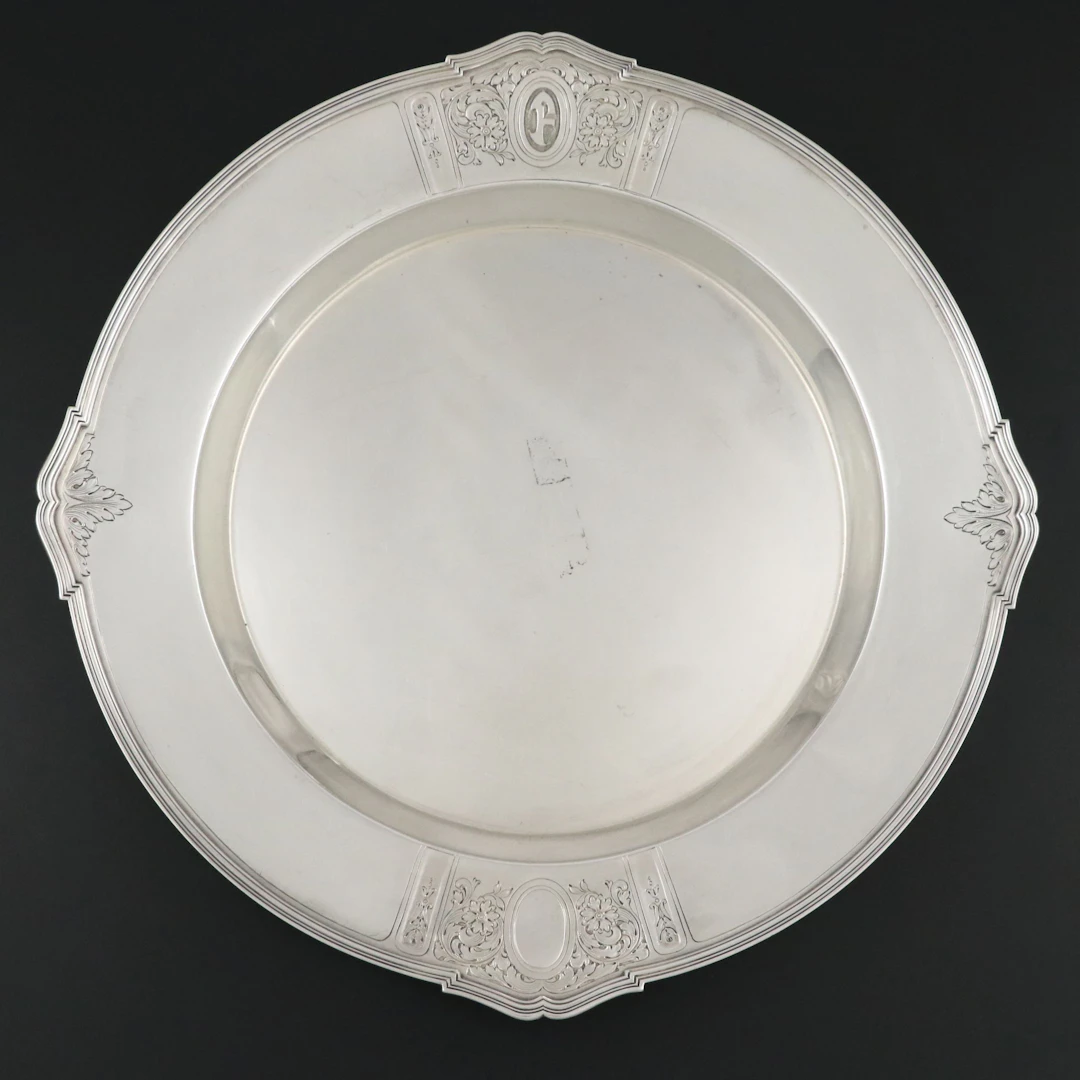 Edwardian Style Gorham Sterling Silver Tray, Early 20th Century