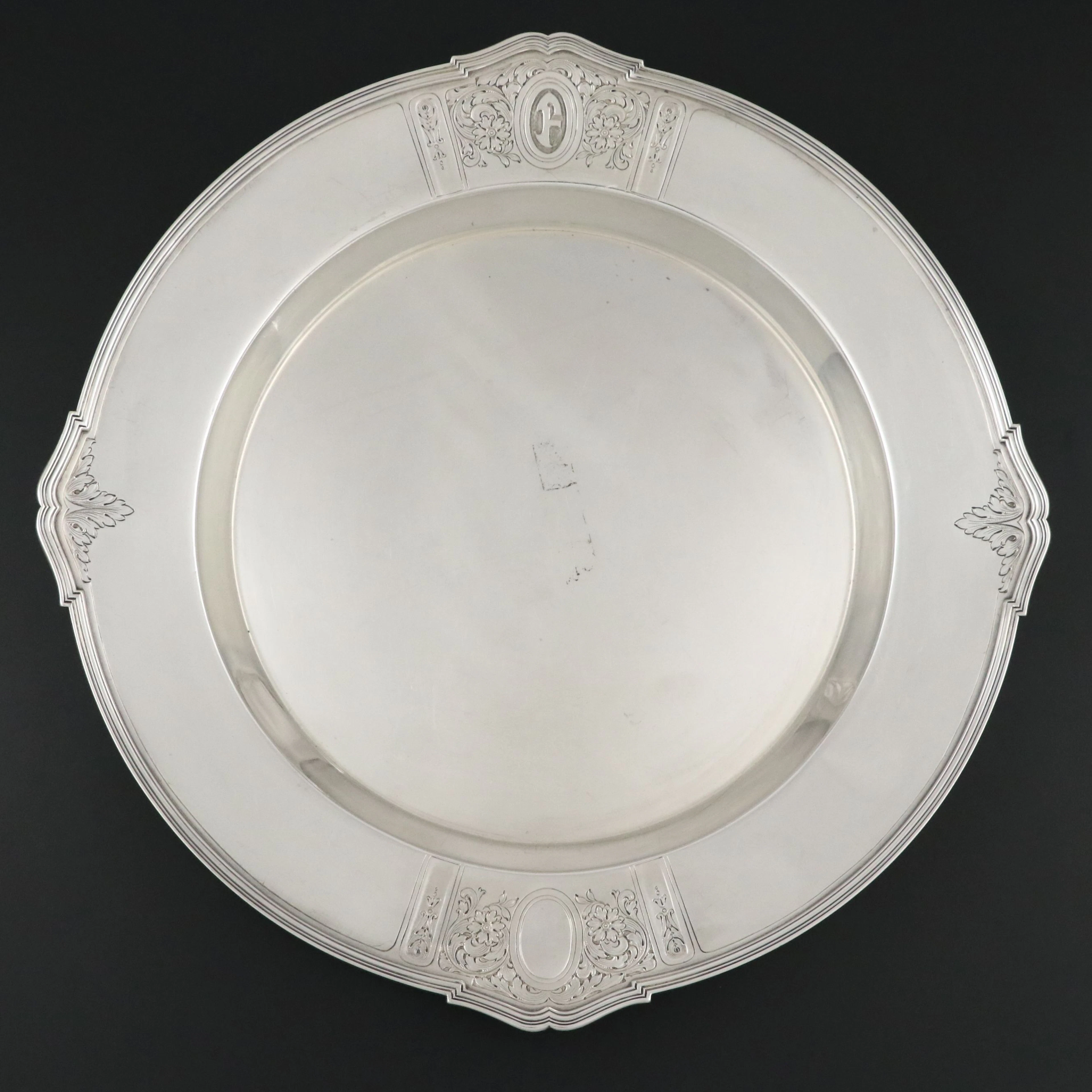 Edwardian Style Gorham Sterling Silver Tray, Early 20th Century