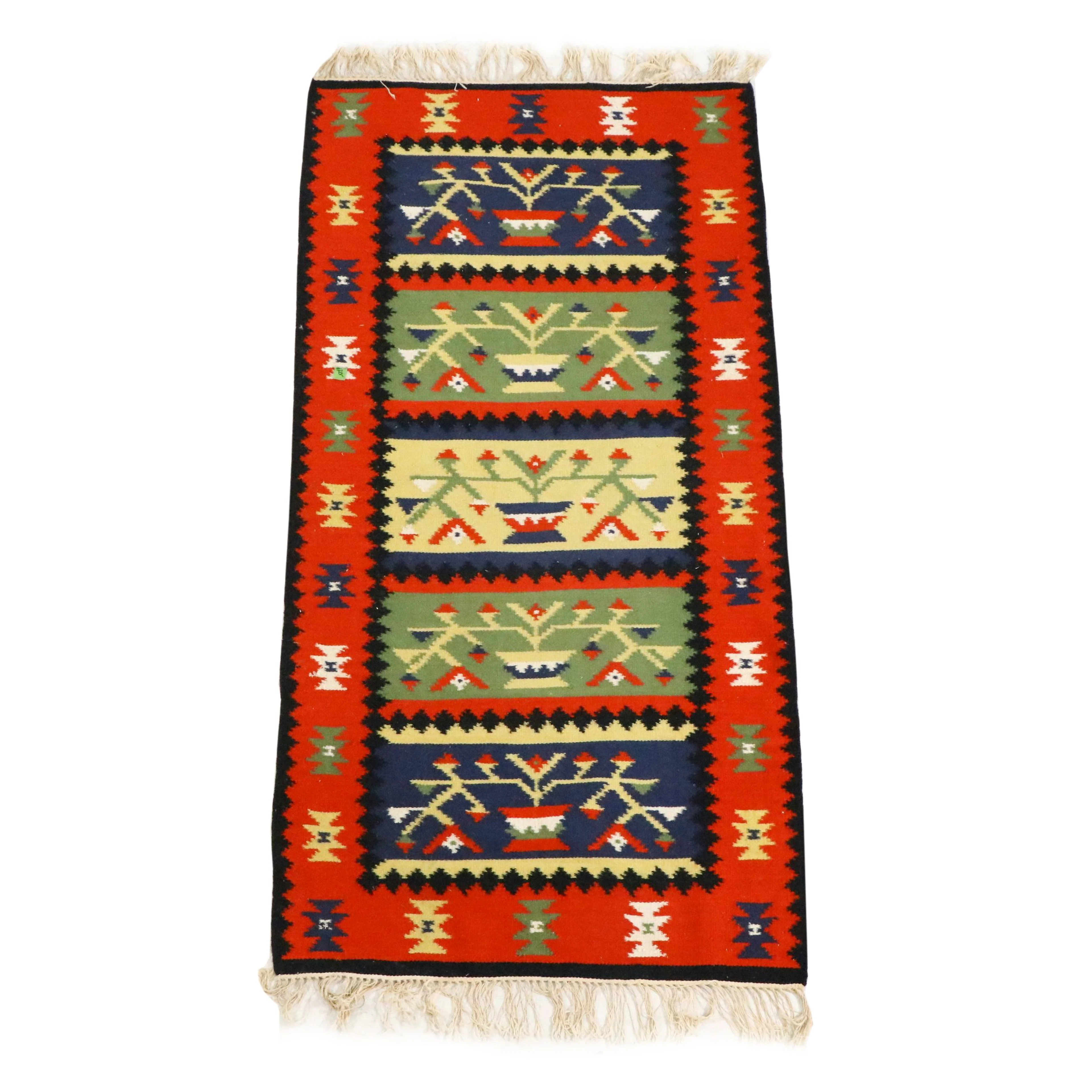3'3 x 7'1 Handwoven Bessarabian Style Area Rug