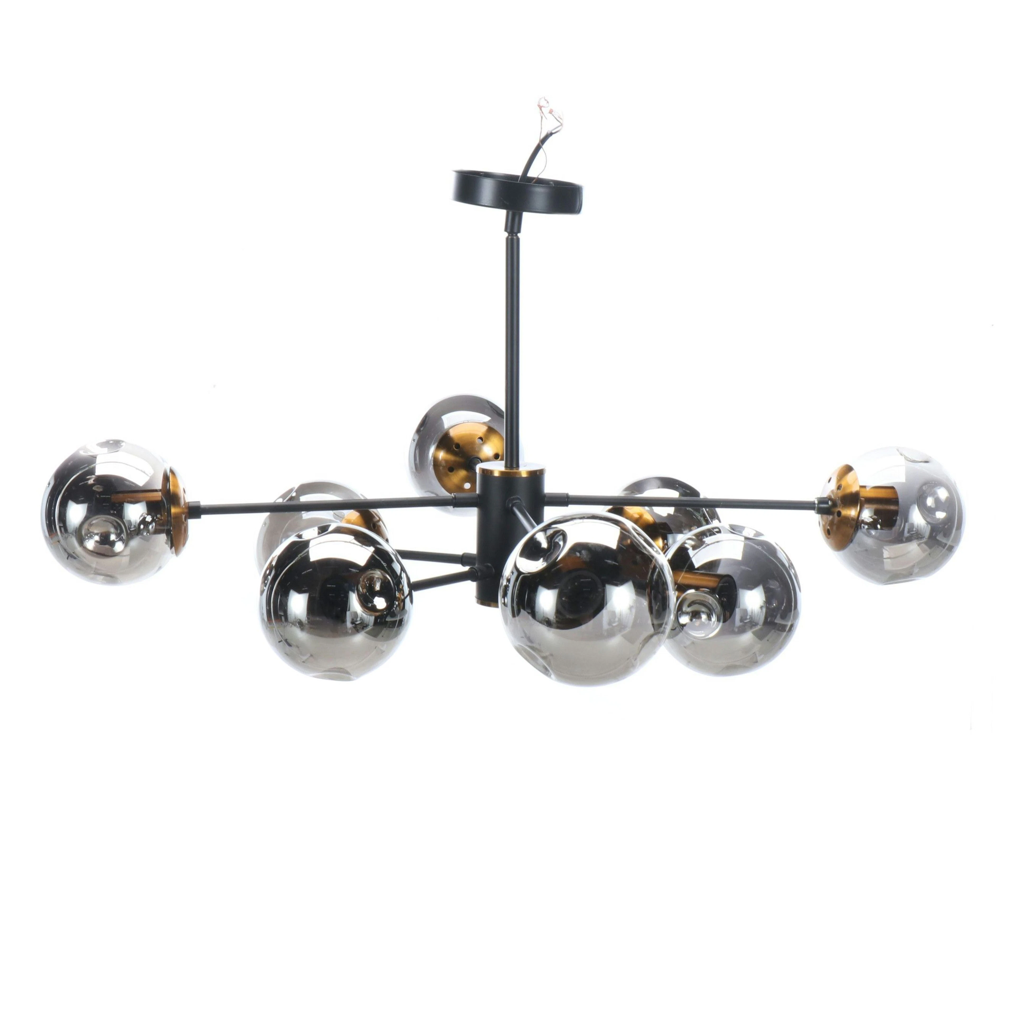 Contemporary Sputnik Style 8-Light Chandelier