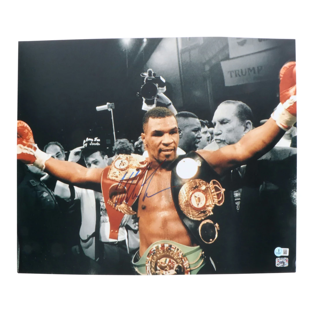 Mike Tyson Signed 16x20 Photo Print, Beckett