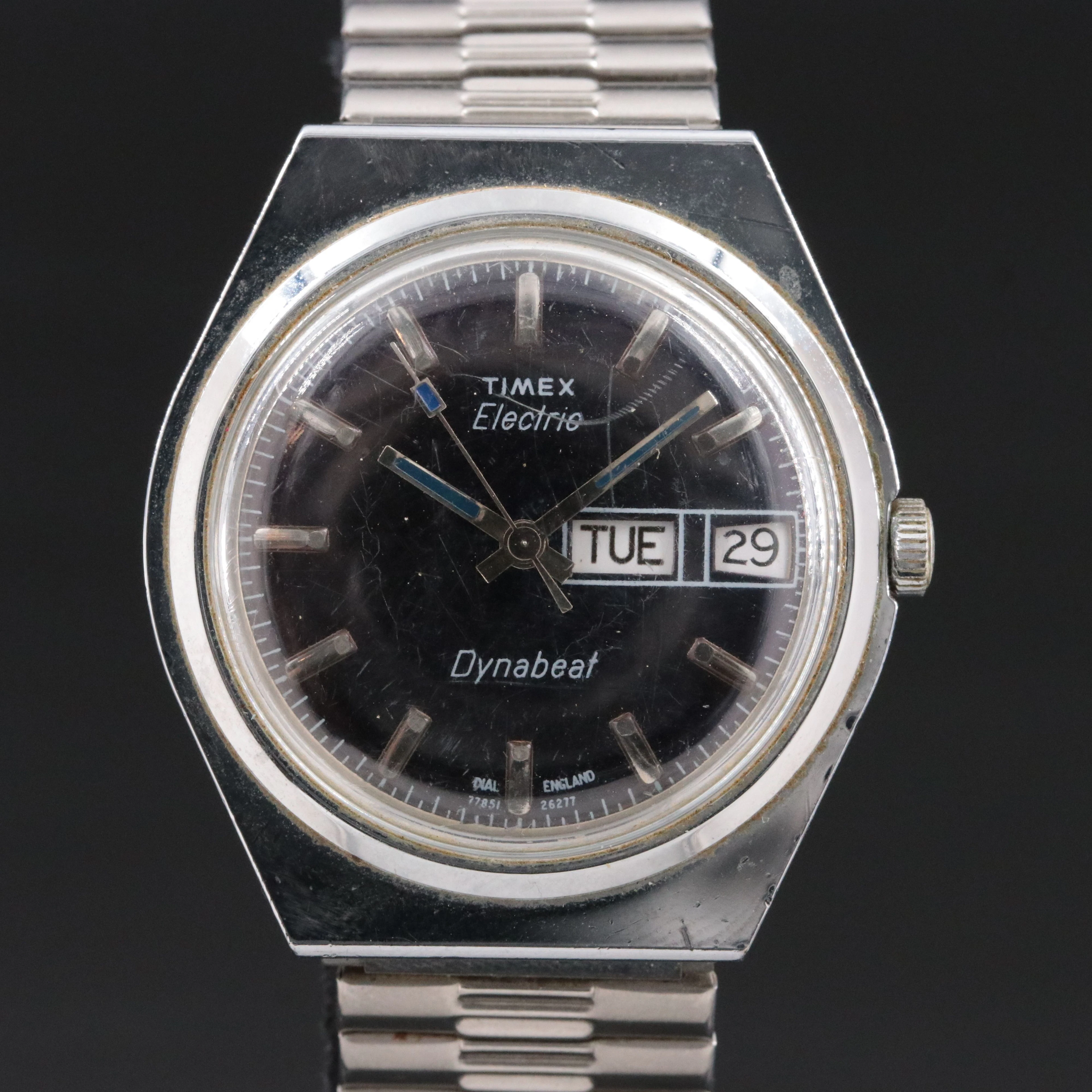 Timex Electric Dynabeat Stainless Steel Watch