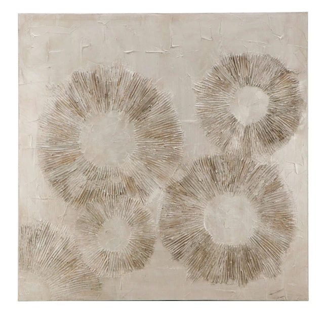 Sarah Brooke Abstracted Impasto Acrylic Painting, 21st Century