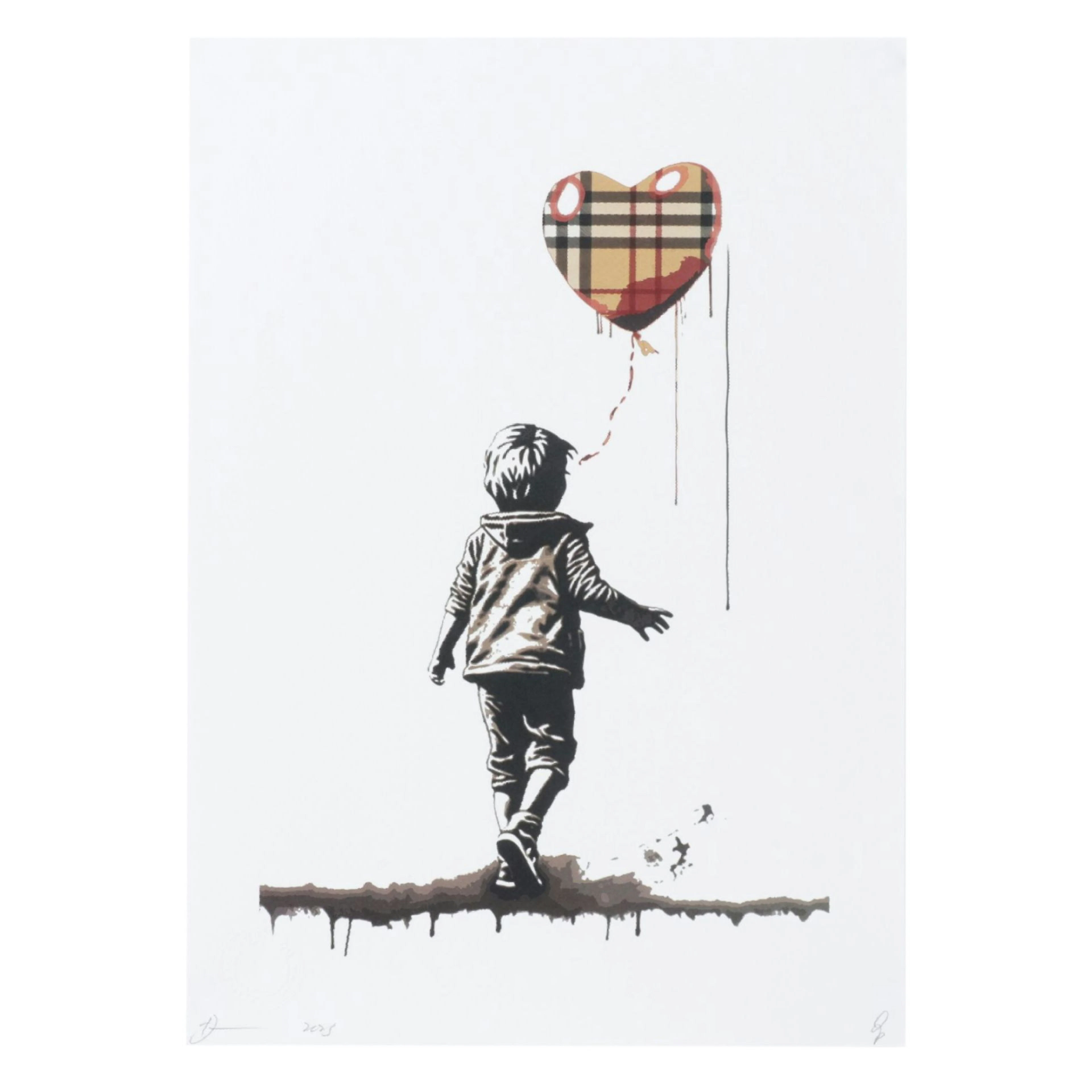 Death NYC Pop Art Graphic Print Homage to Banksy X Burberry, 2025