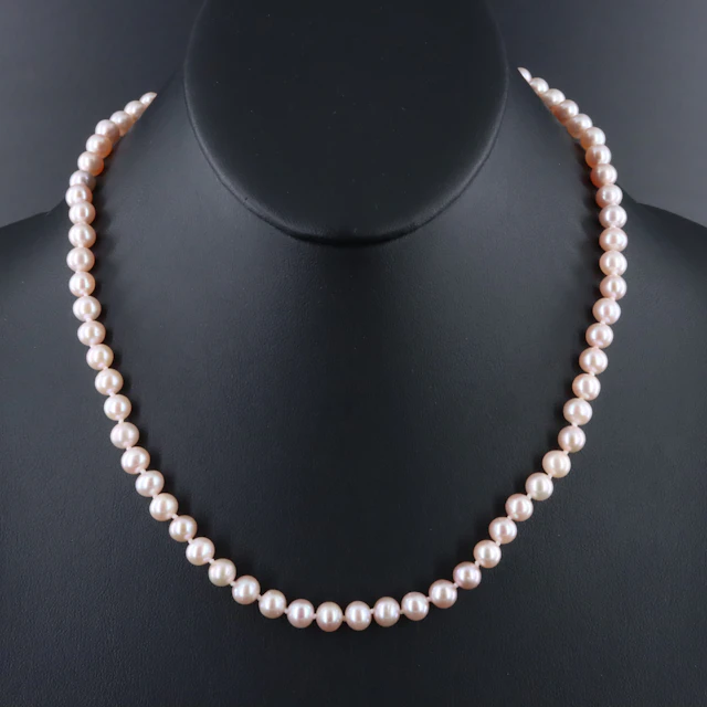 Pearl Necklace with 14K Clasp