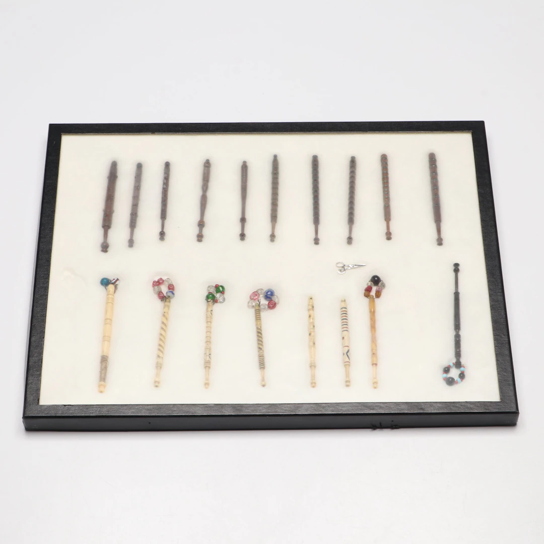 English Lace Bobbins, 19th Century