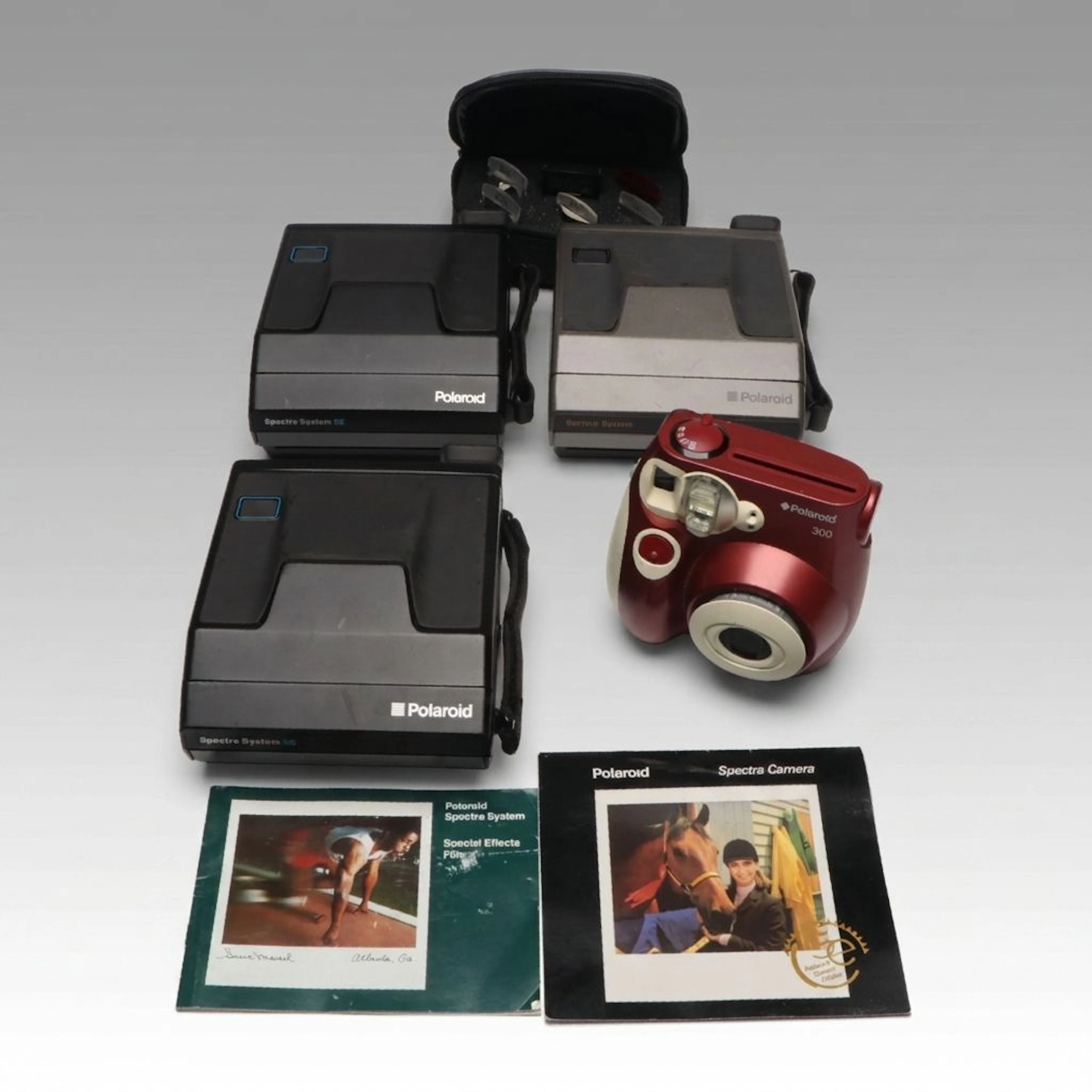 Polaroid Spectra System and Model 300 Instant Cameras with Lens Filters