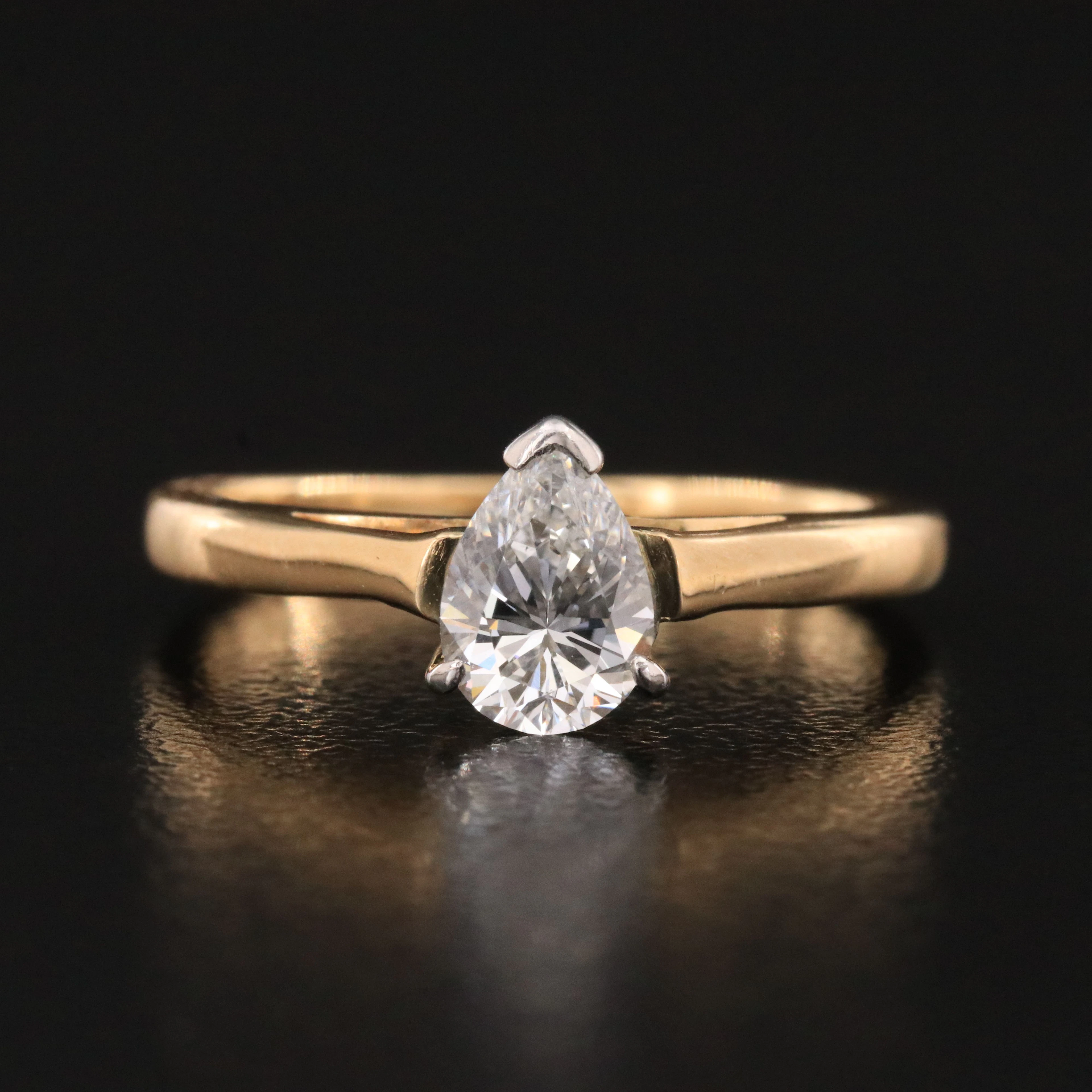 Tiffany & Co. 18K 0.72 CT Diamond Solitaire Ring