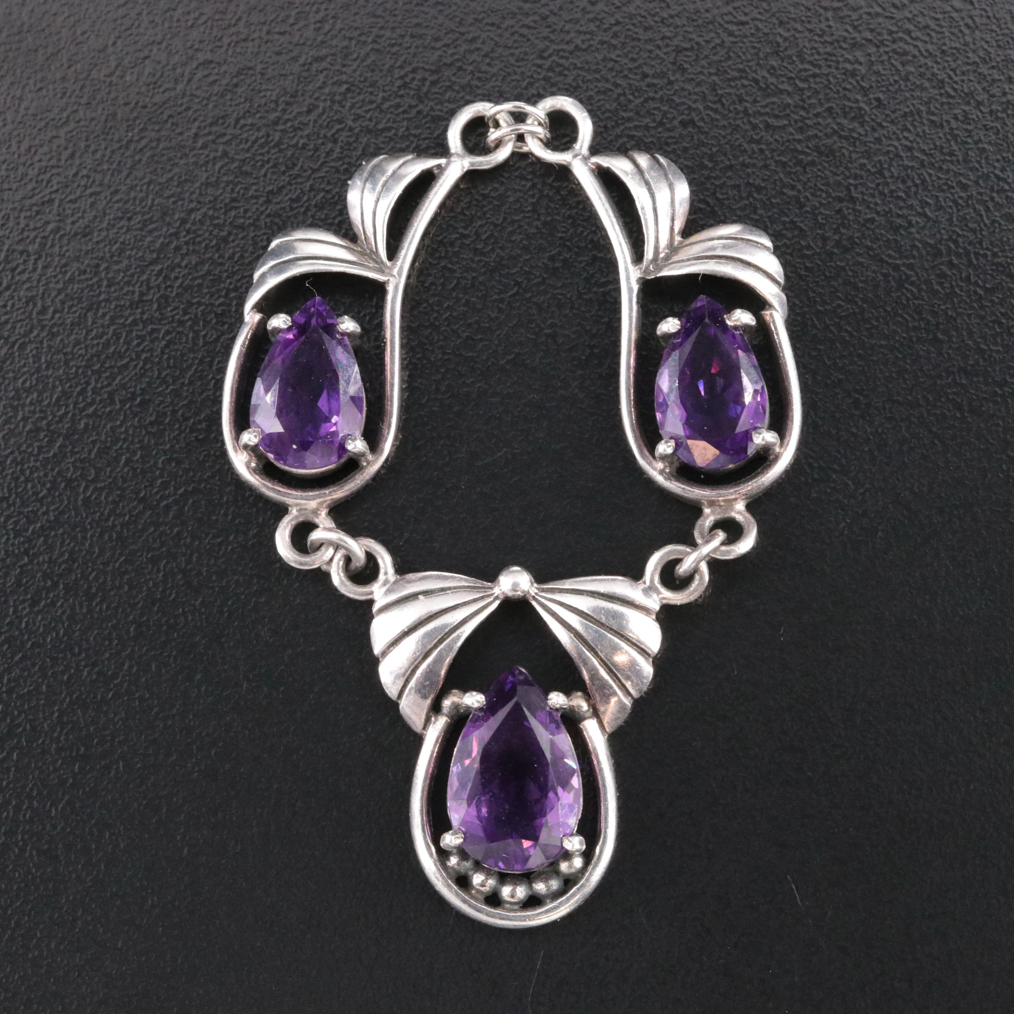 Sterling Amethyst Pendant