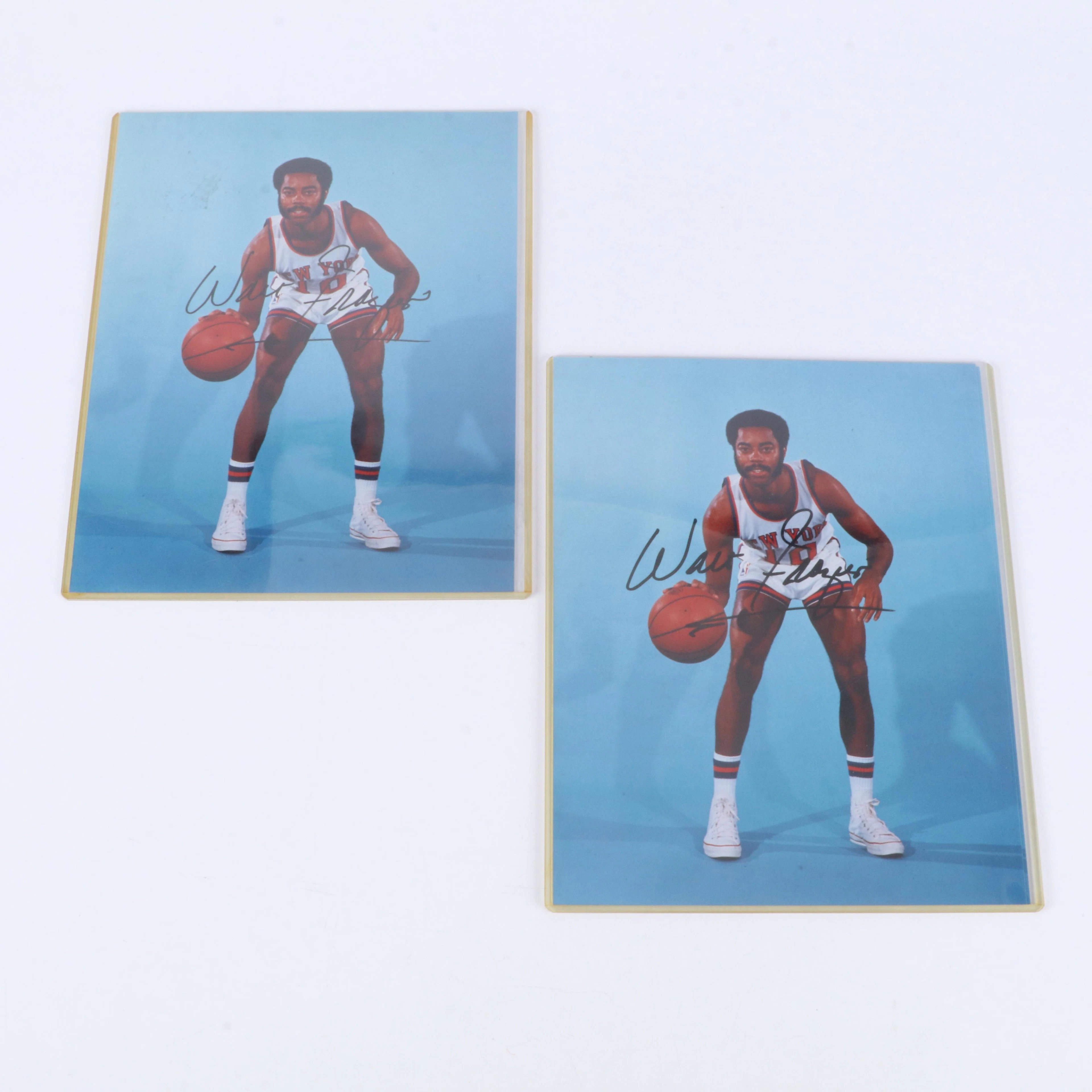 Walt Frazier Signed New York Knicks Basketball Prints