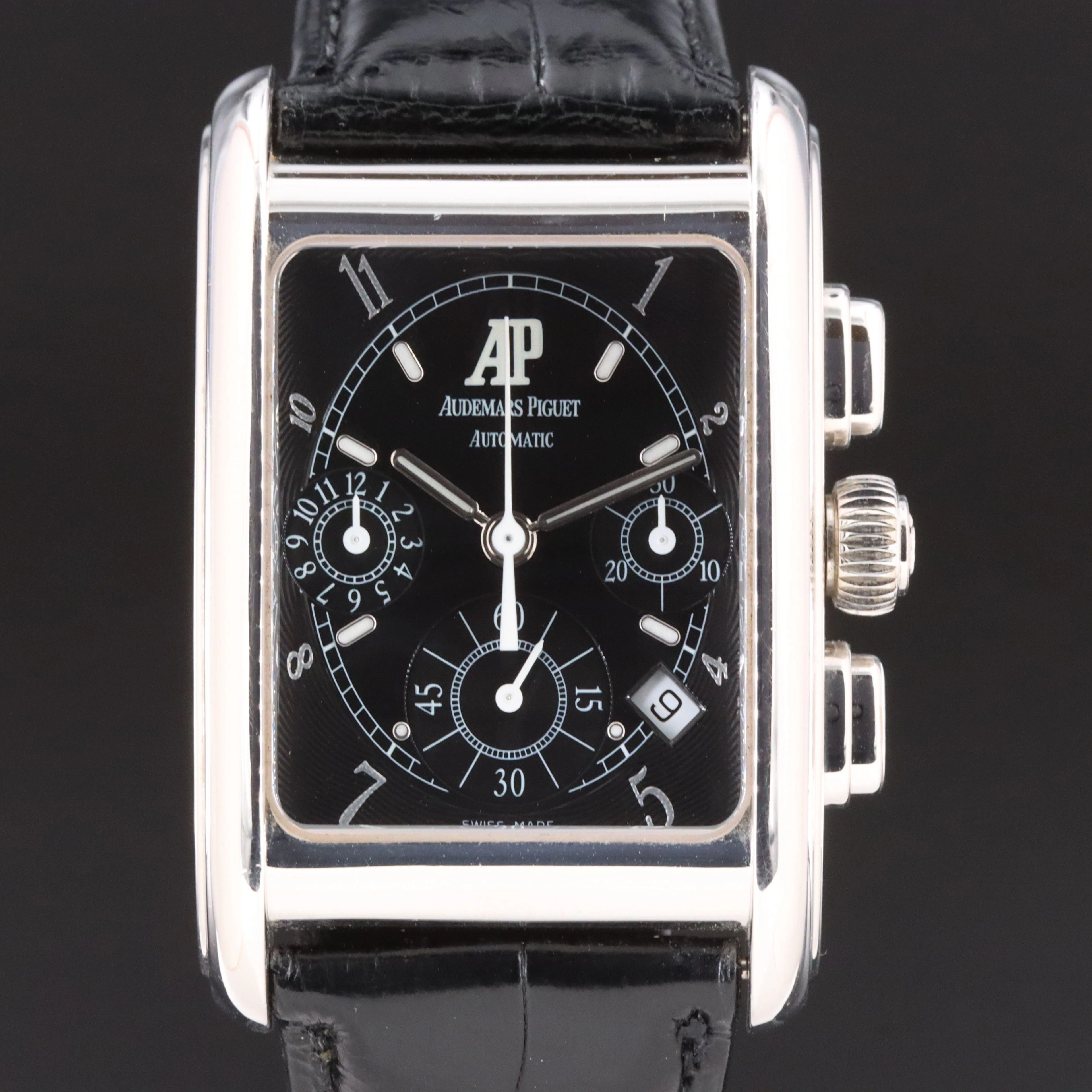 Audemars Piguet Edward Piguet 18K White Gold Chronograph Watch c.2000s