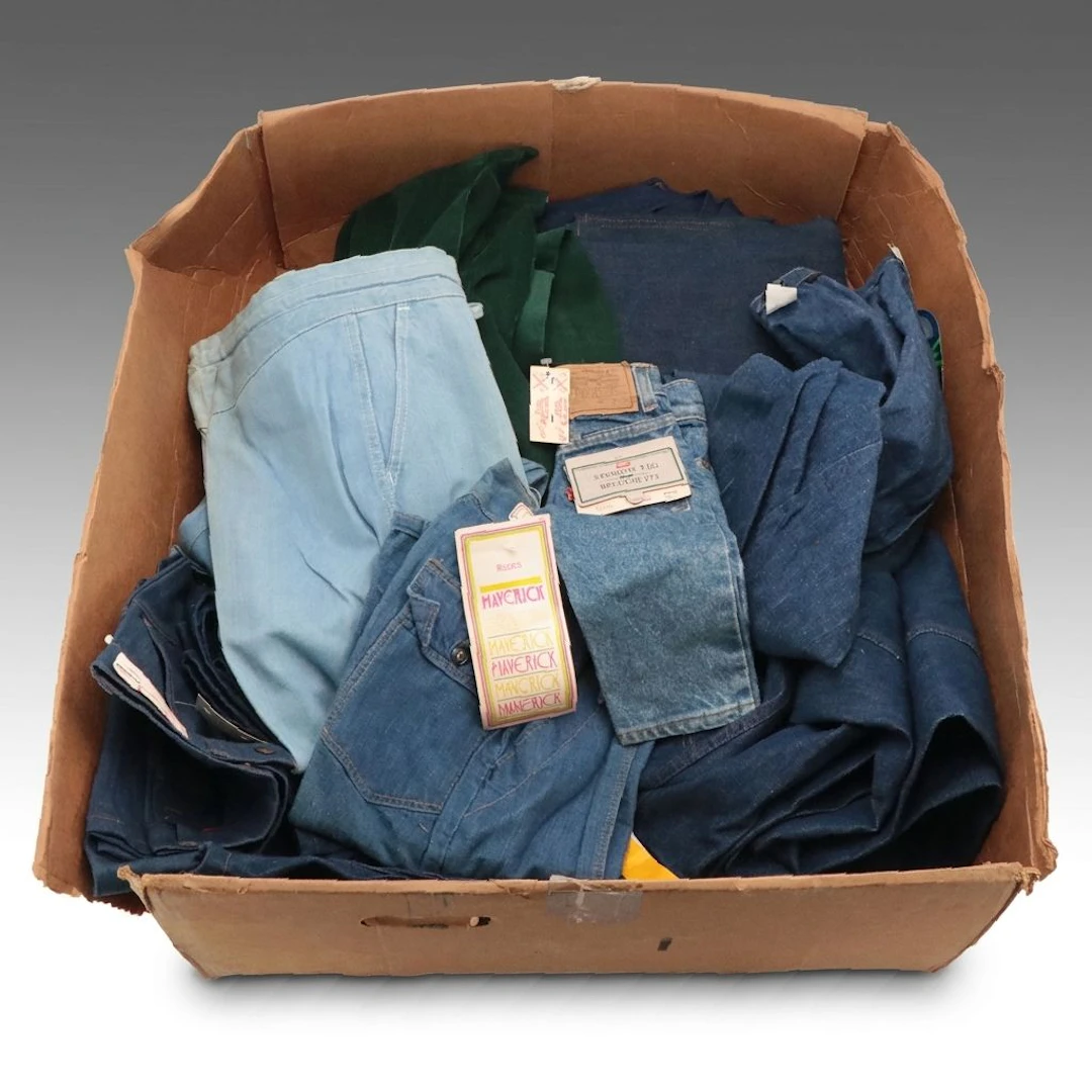 Vintage Deadstock Children's Pants Collection, Levi's and More, 1970s