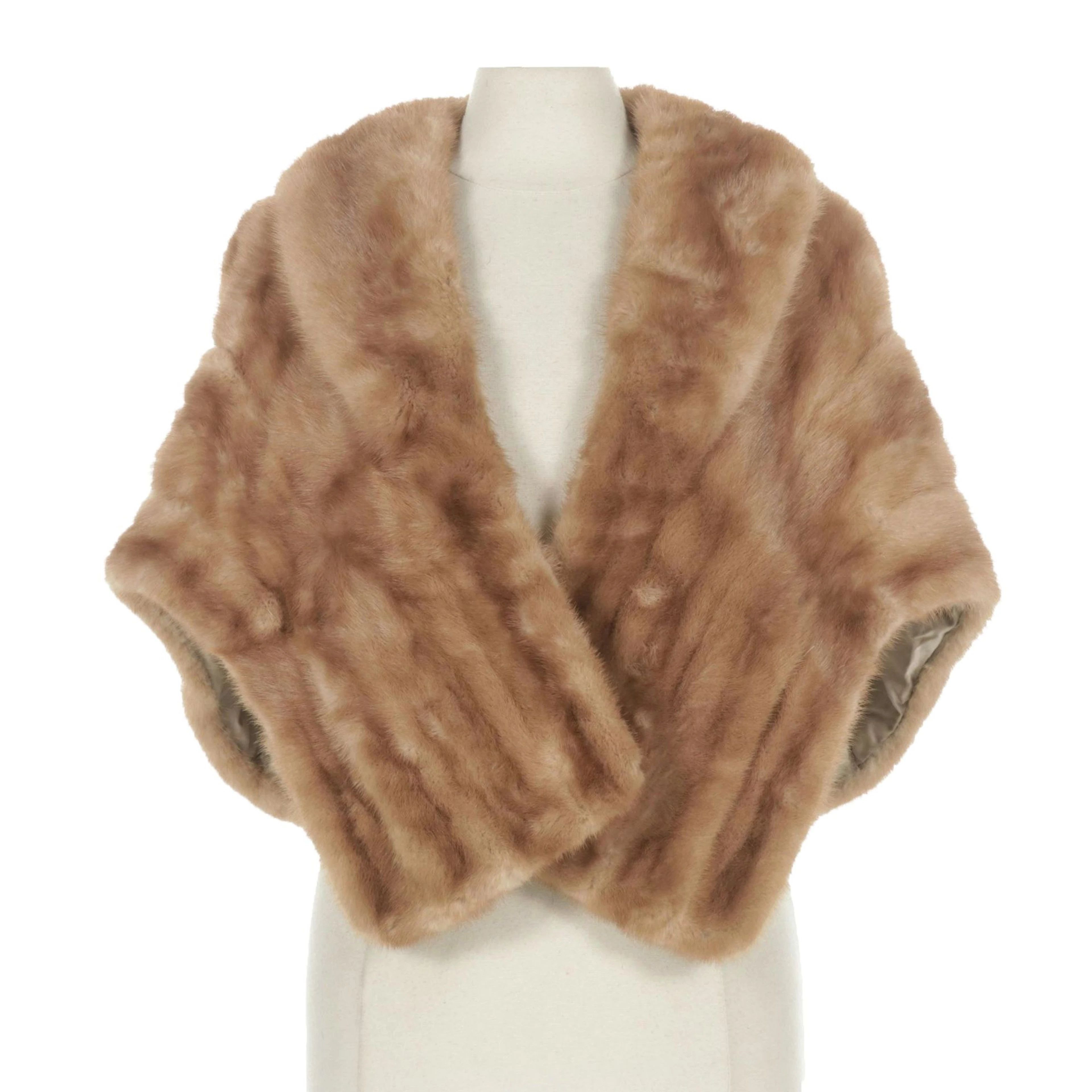 EMBA Autumn Haze Mink Fur Stole by Worth Furs
