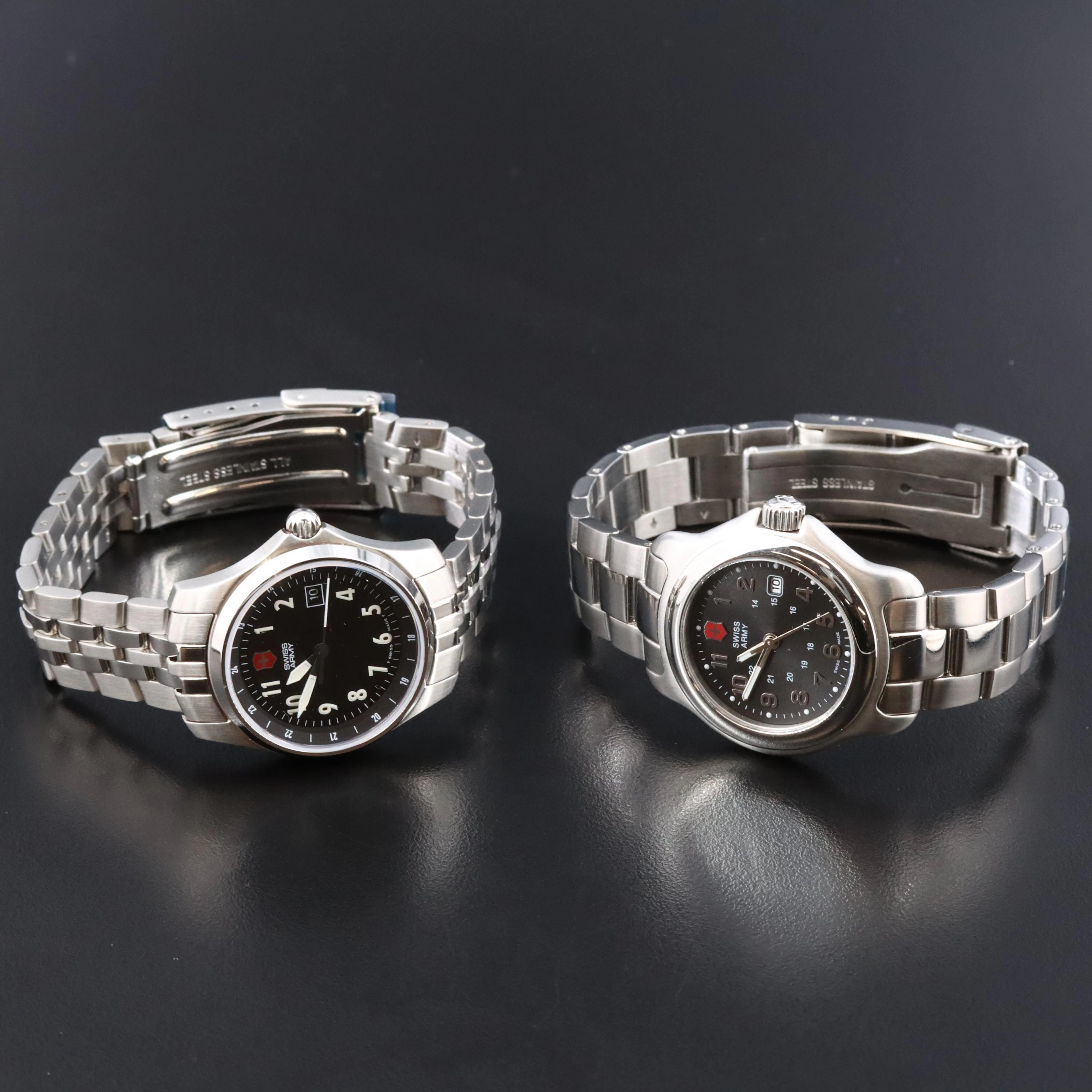 Swiss Army By Victorinox Stainless Steel Quartz Watches