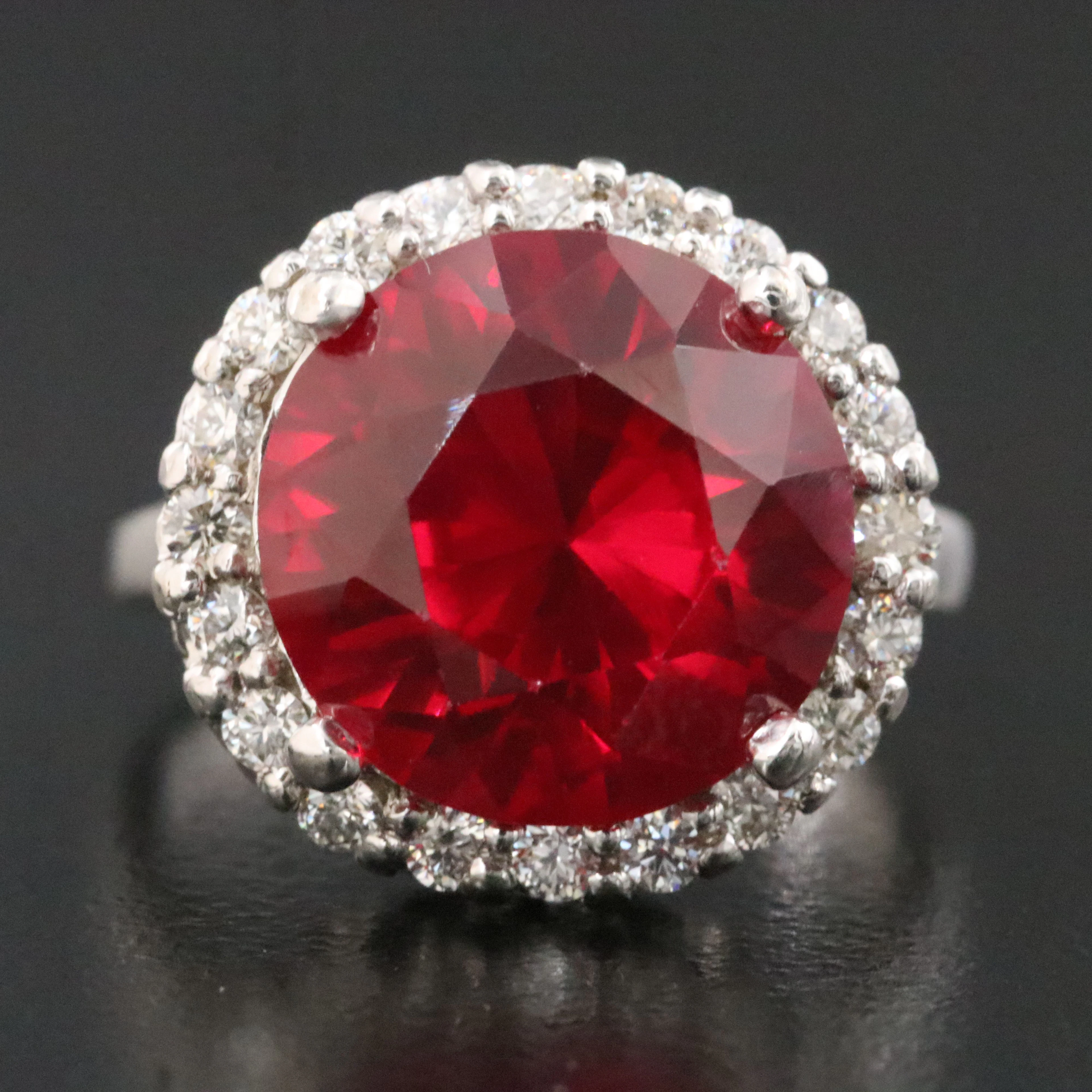 14K Ruby and Diamond Ring