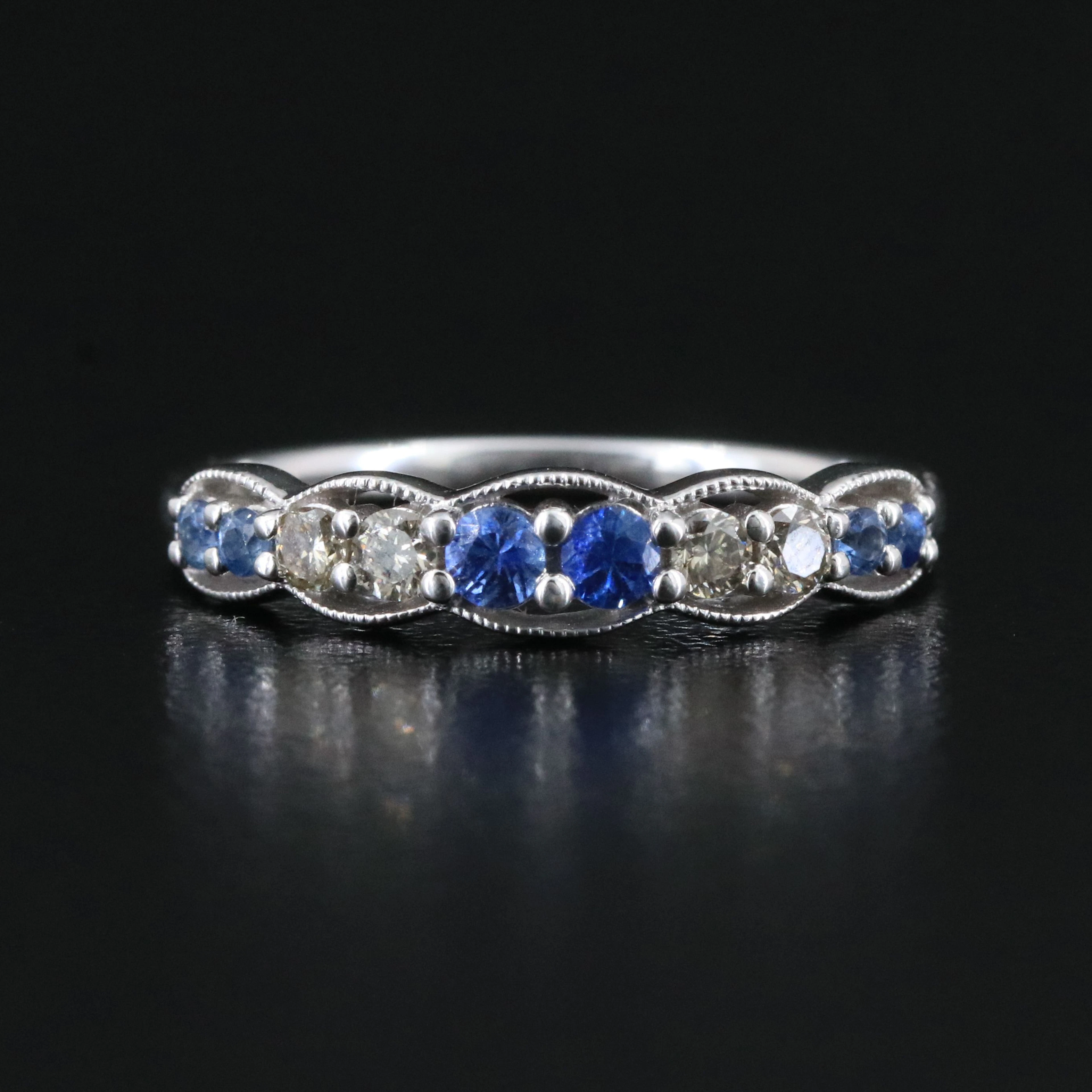 Le Vian 14K Sapphire and Diamond Stackable Ring