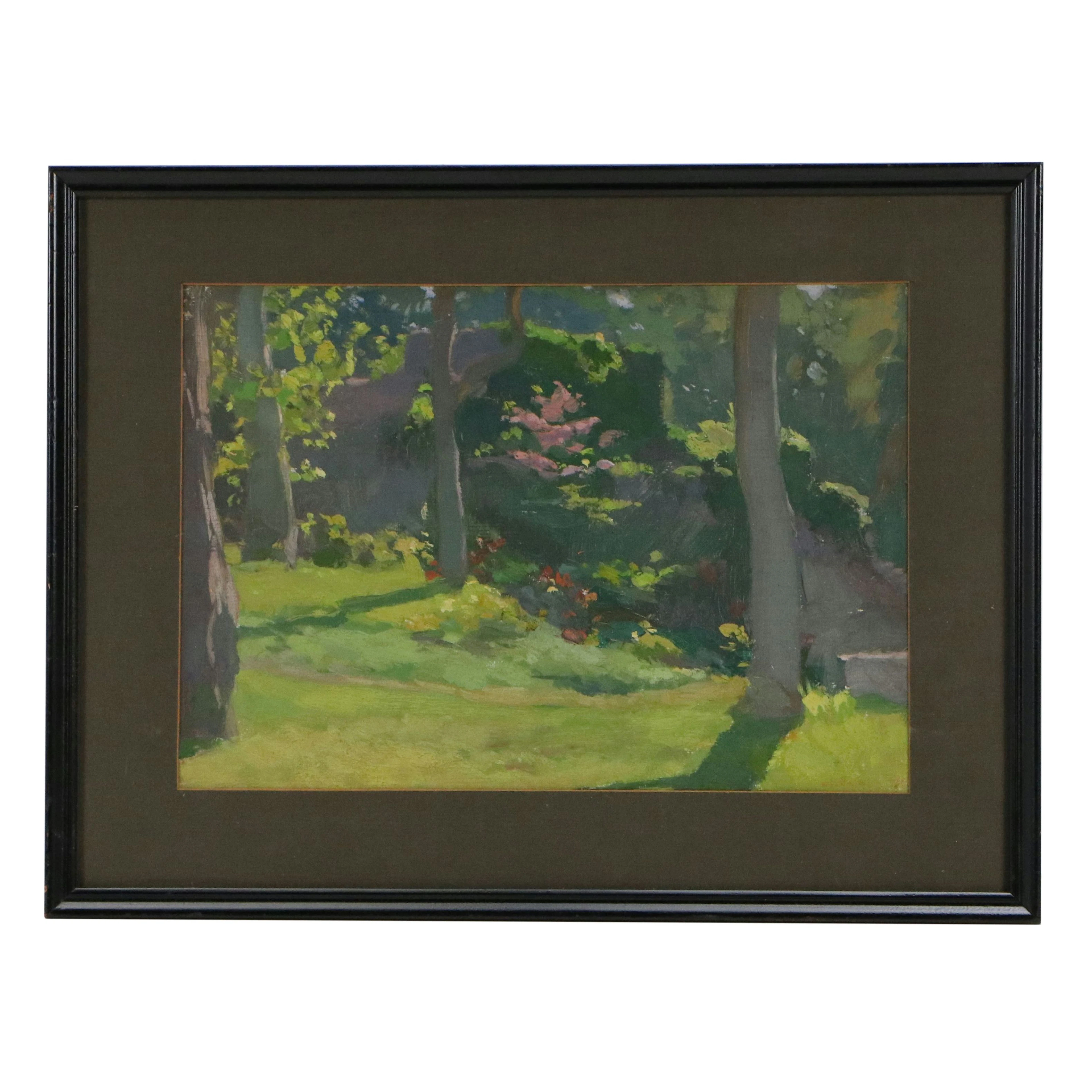 Impressionist Style Landscape Oil Painting