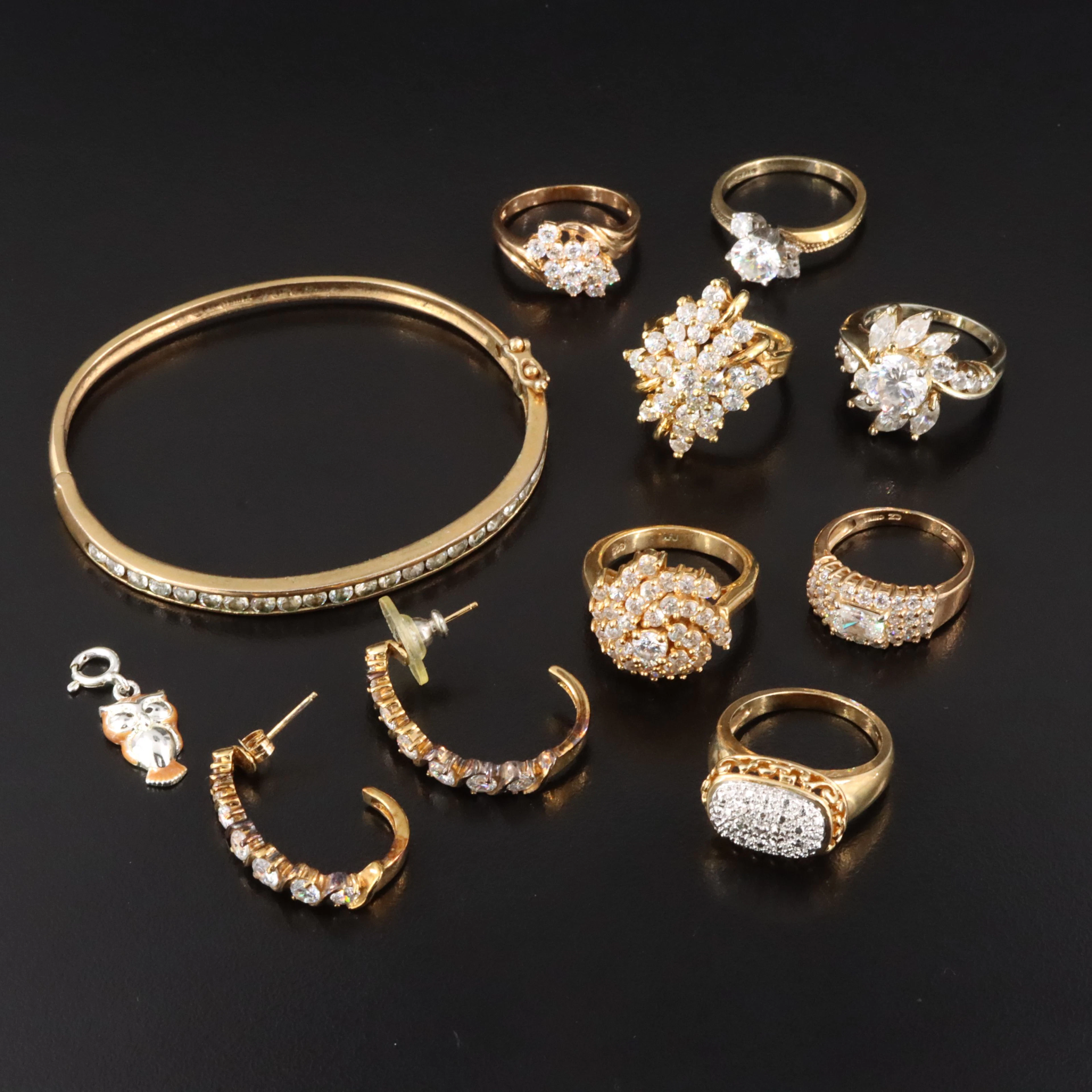 Sterling CZ and Diamond Jewelry Collection