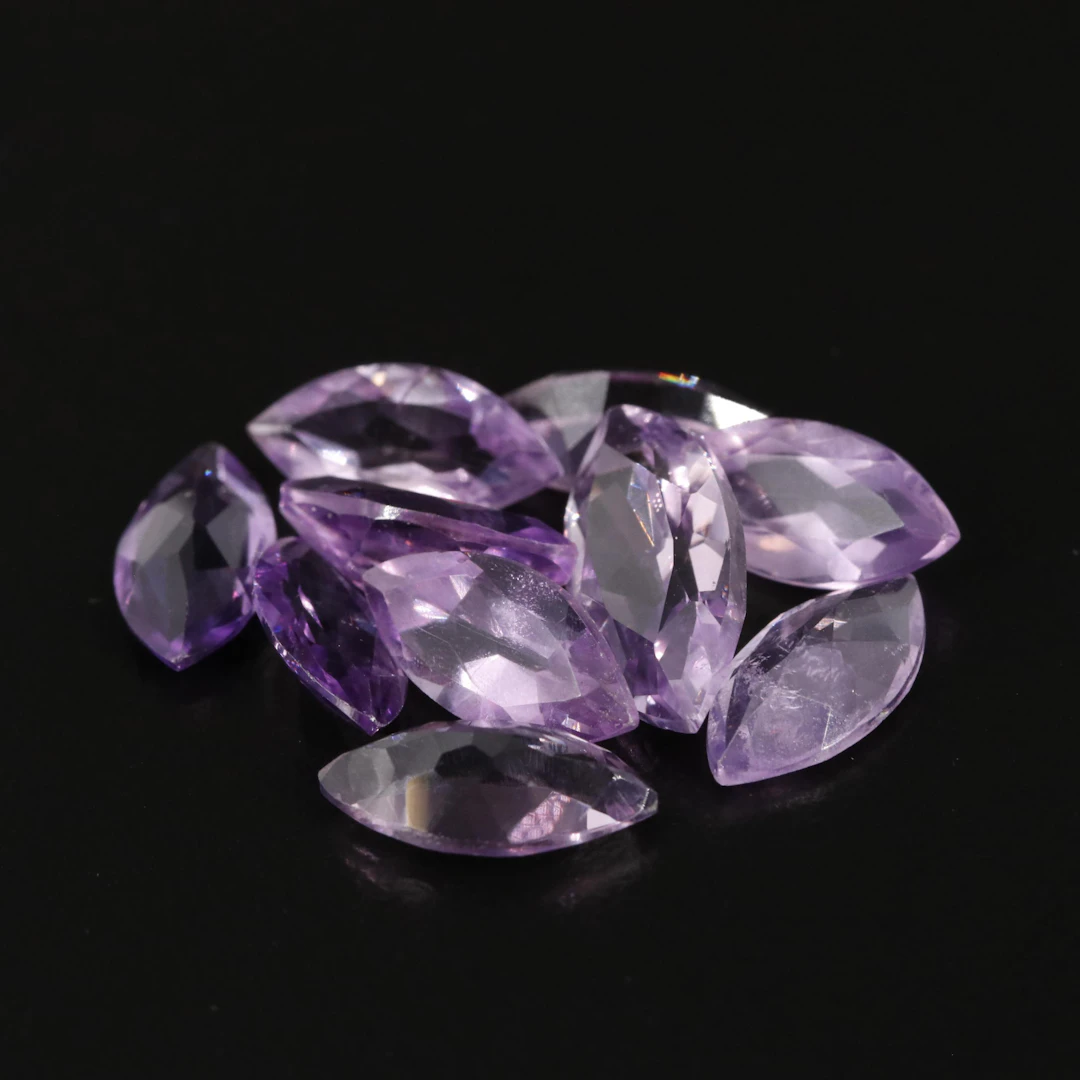Loose 15.78 CTW Amethyst Lot