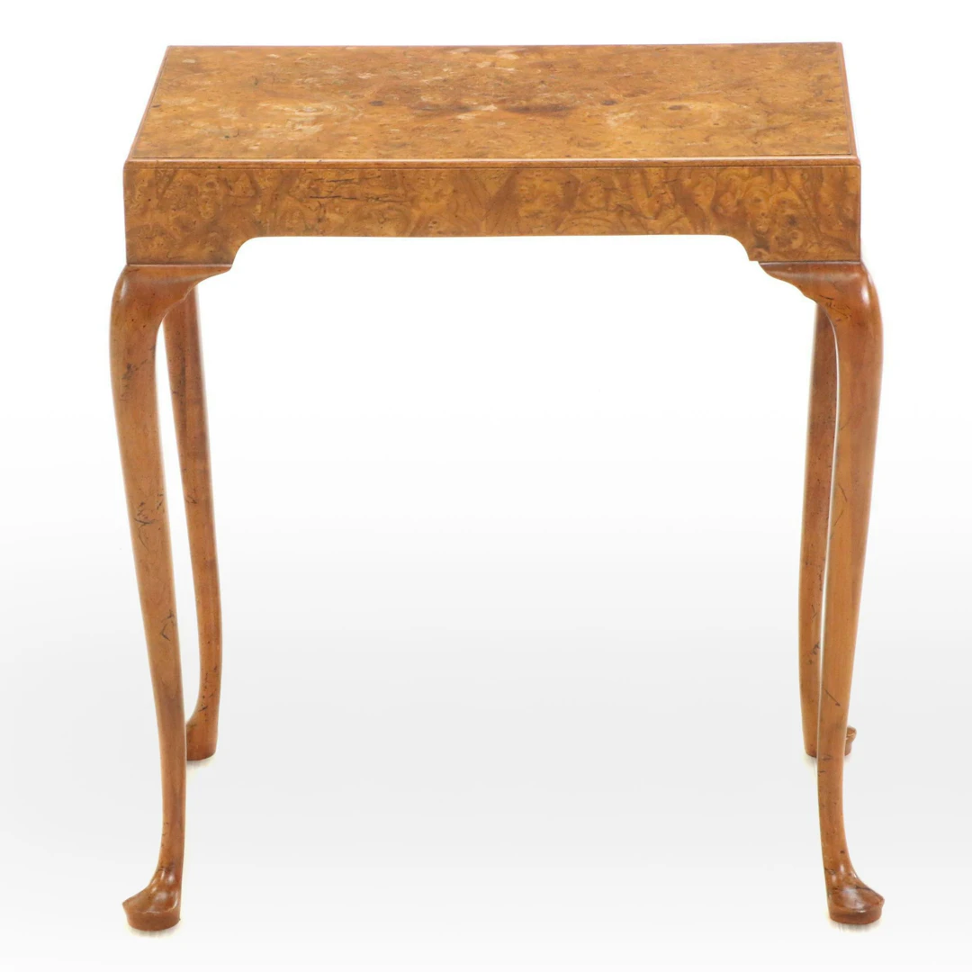 Burl Wood Side Table