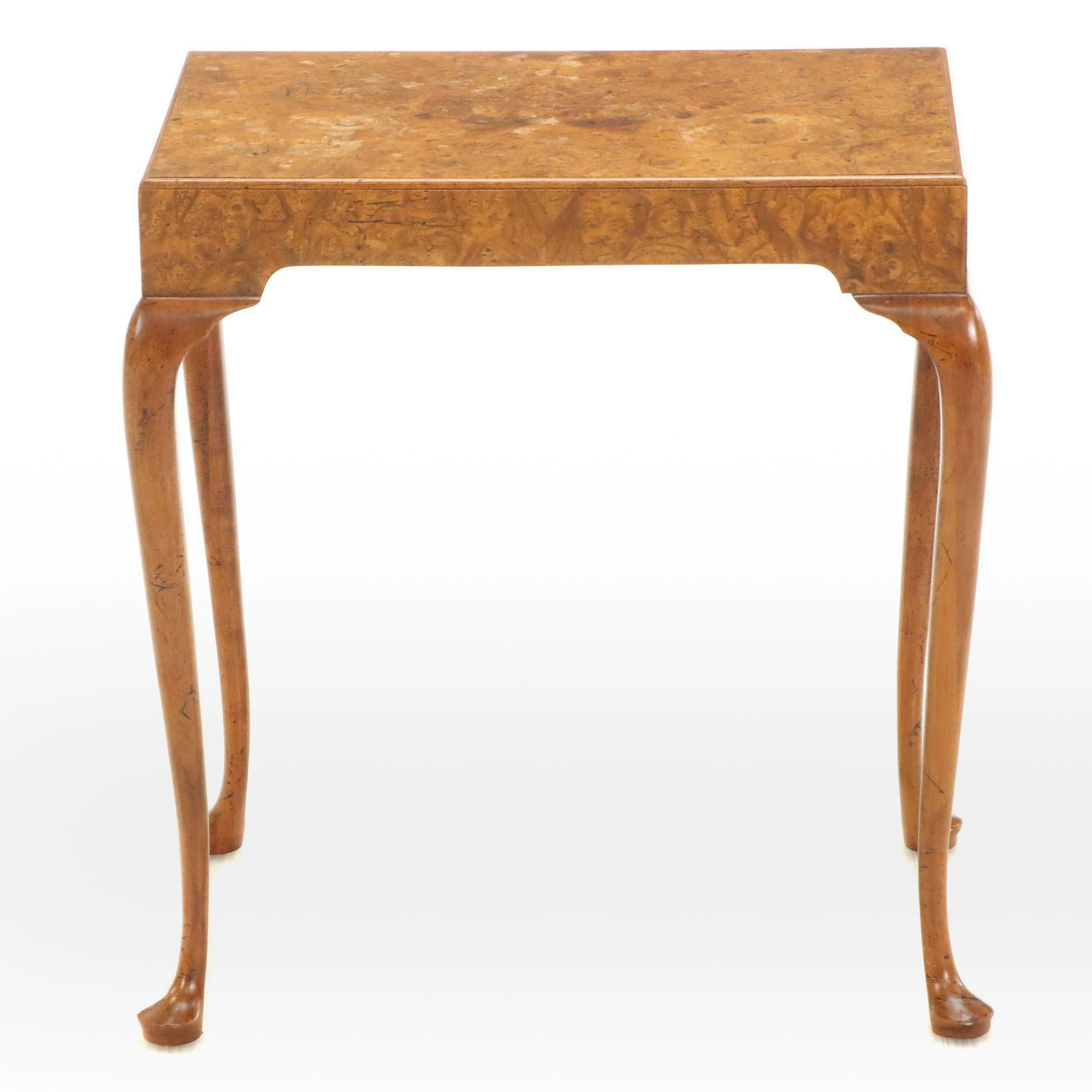 Burl Wood Side Table