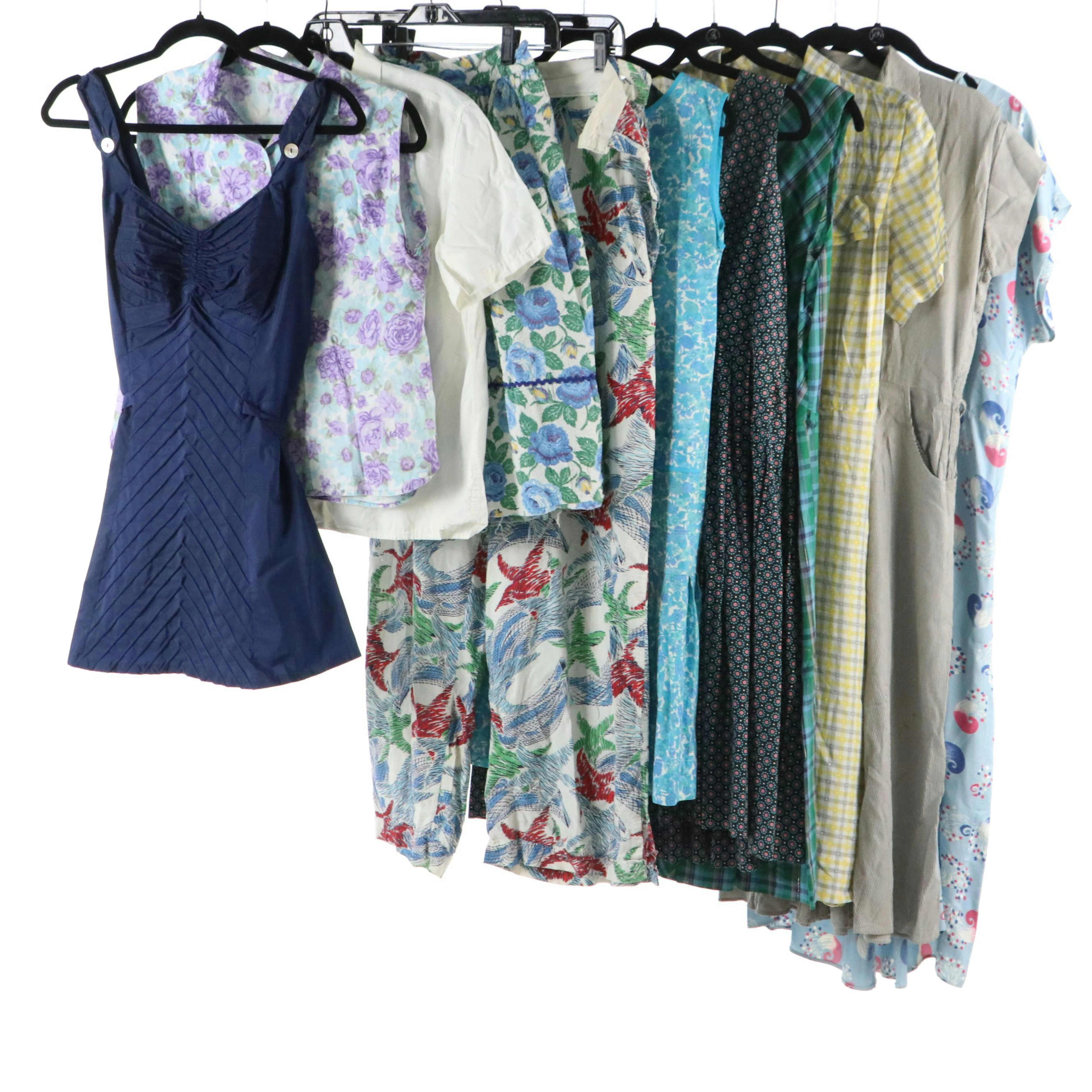 Vintage Catalina Bathing Suit with Other Day Dresses, Blouses, Pant, Skirt