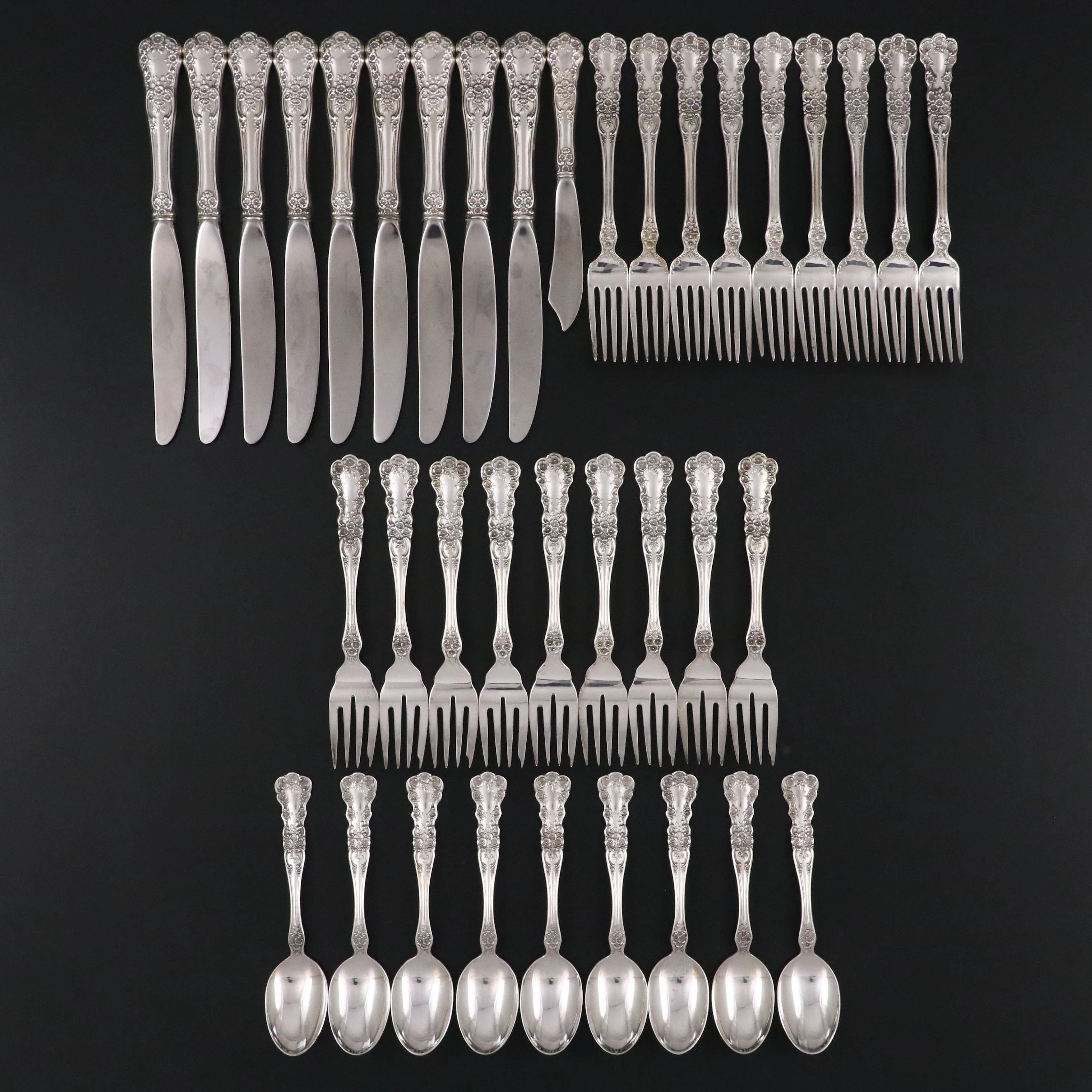 Gorham "Buttercup" Sterling Silver Flatware