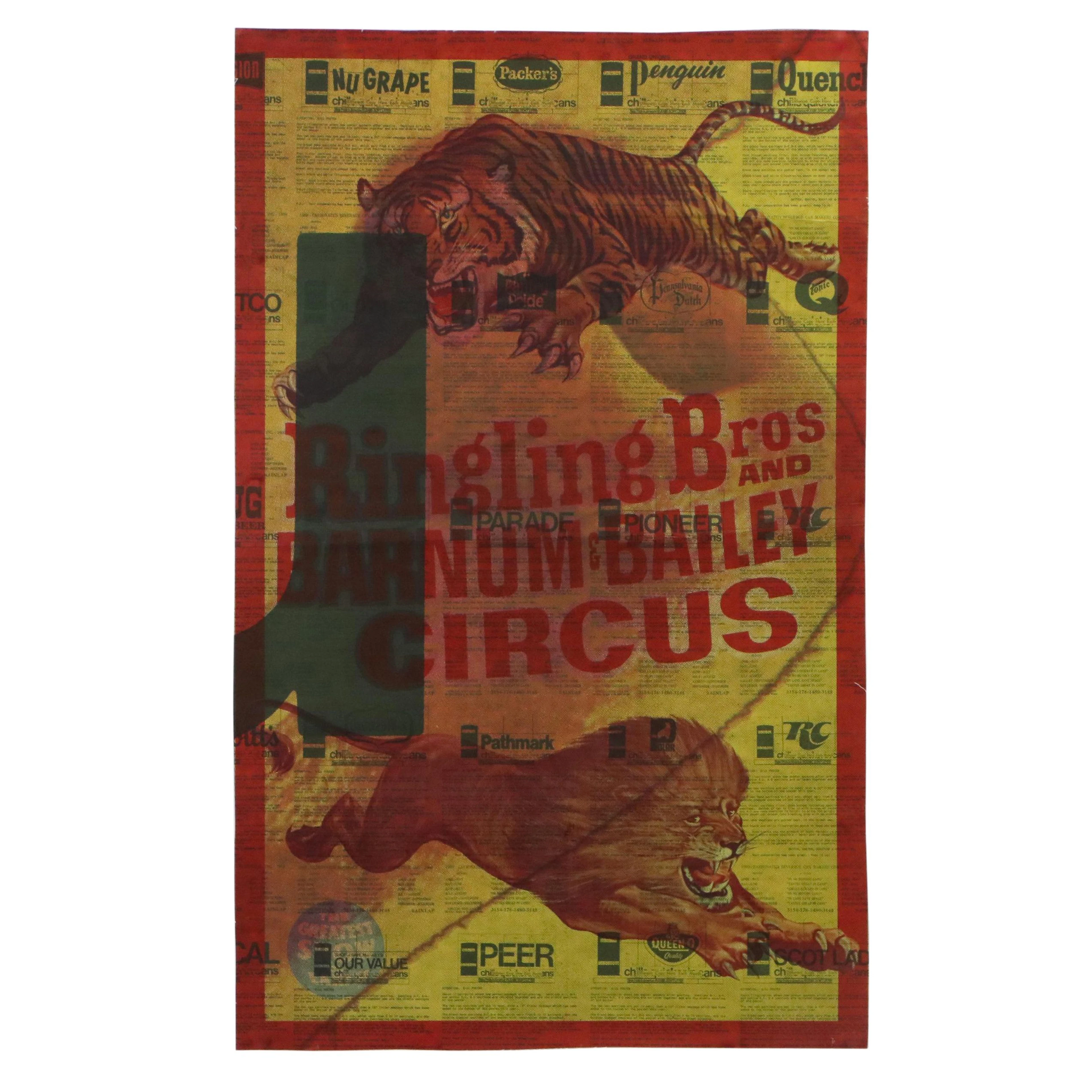 Ringling Bros. and Barnum & Bailey Offset Lithograph Circus Poster