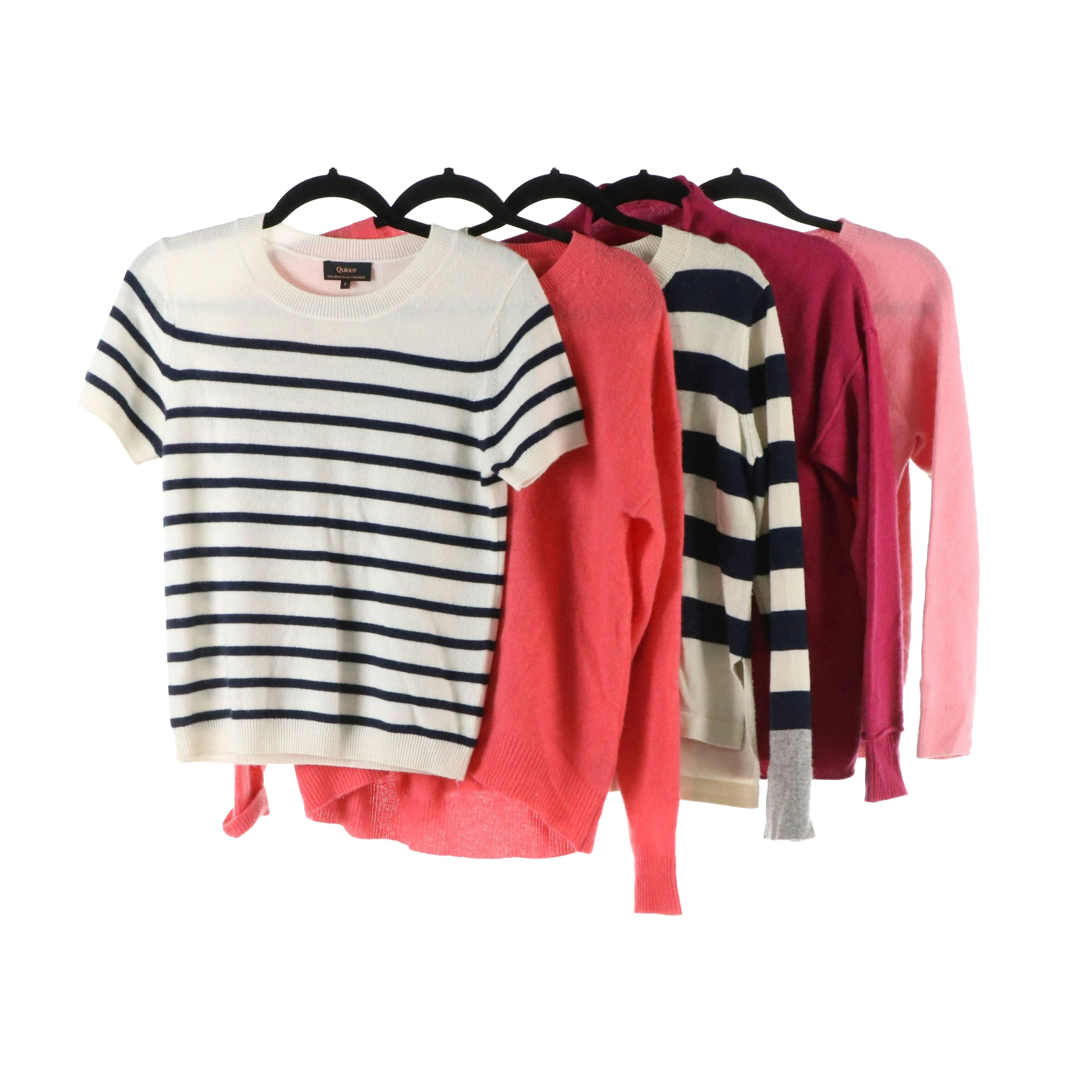 Quince Cashmere Short Sleeve Top With Tahari and Other Cashmere/Wool Sweaters