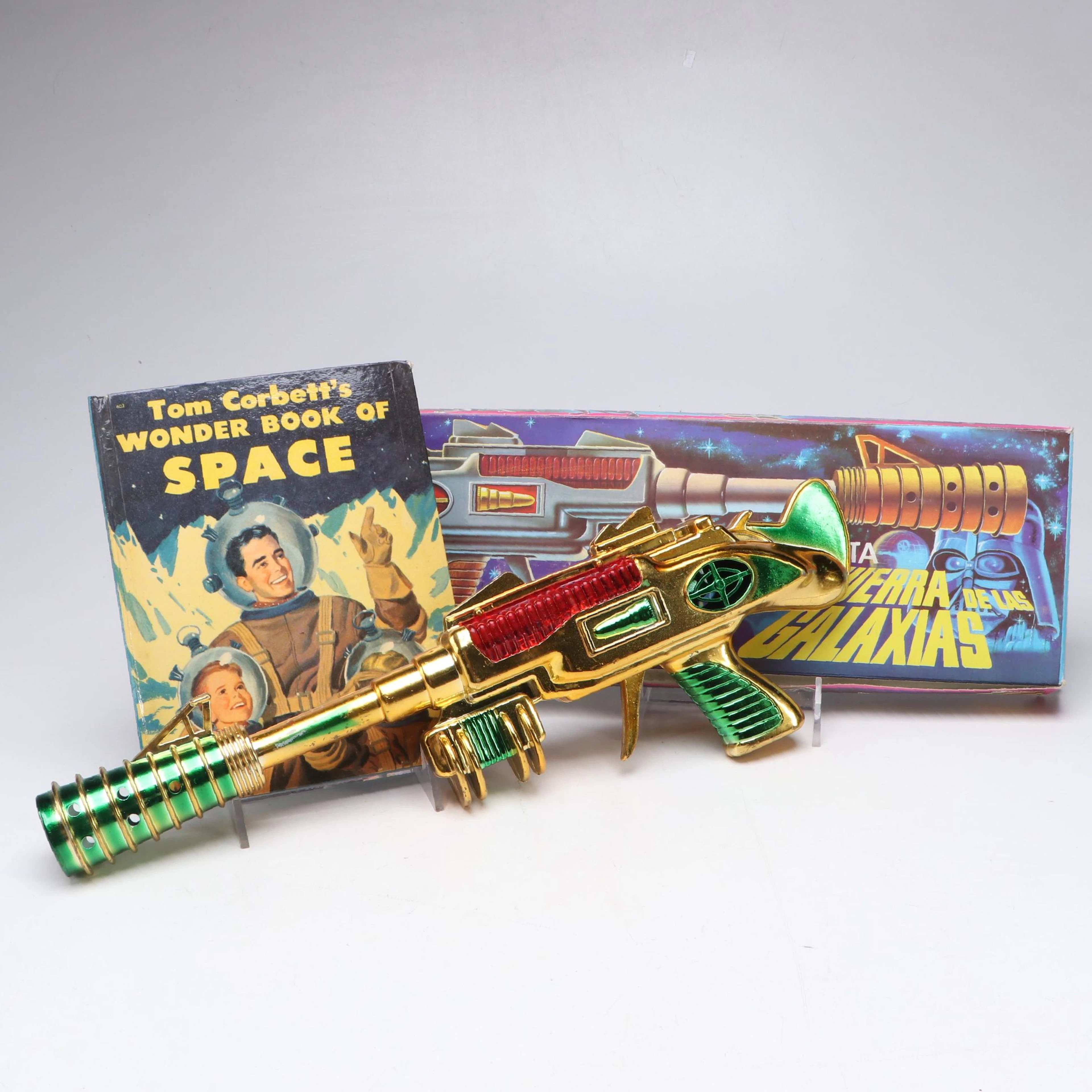 Spanish Bootleg Bernabeu "Guerra de Las Galaxias" Toy Gun, Tom Corbett's