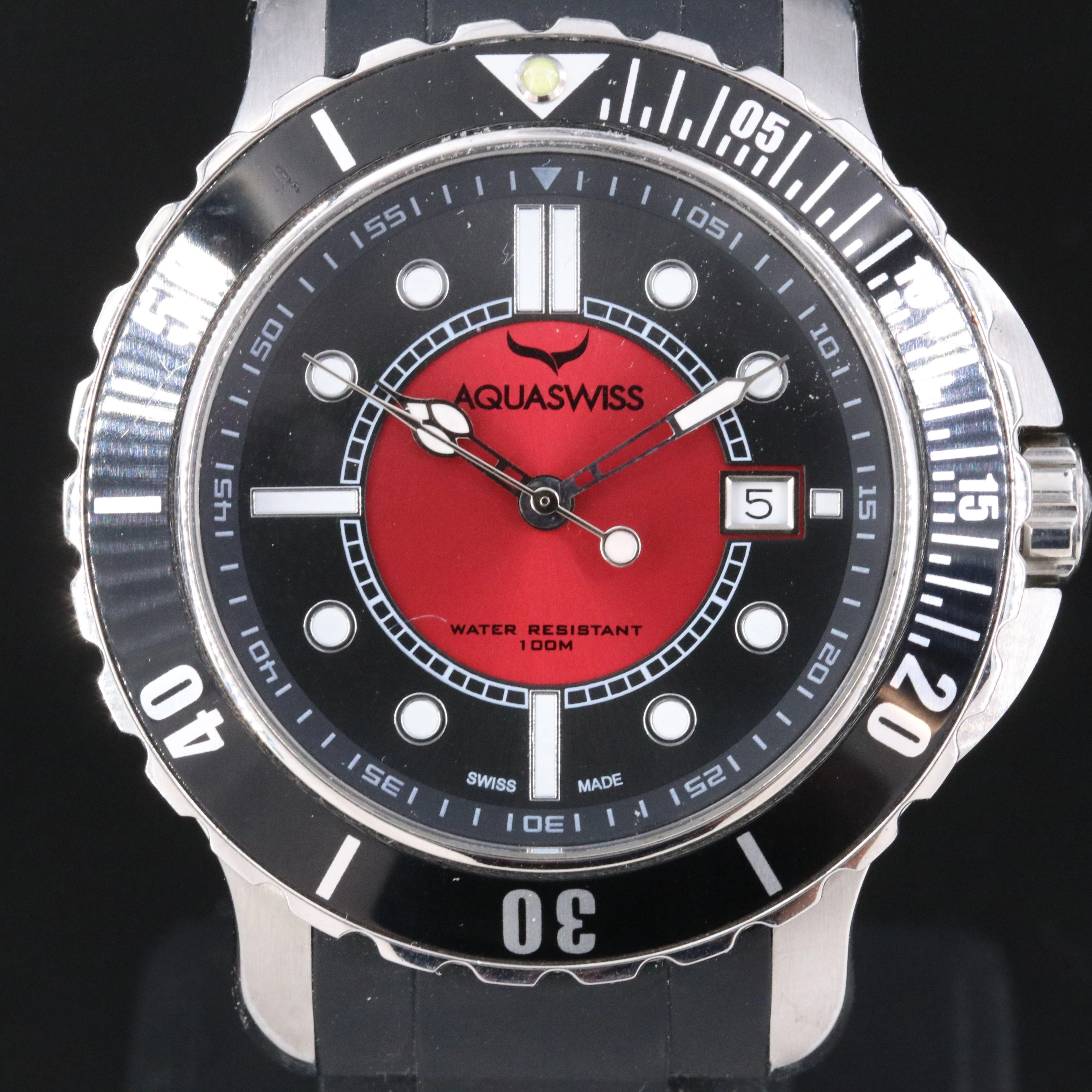 Aquaswiss Rugged G 46mm Steel Quartz Watch