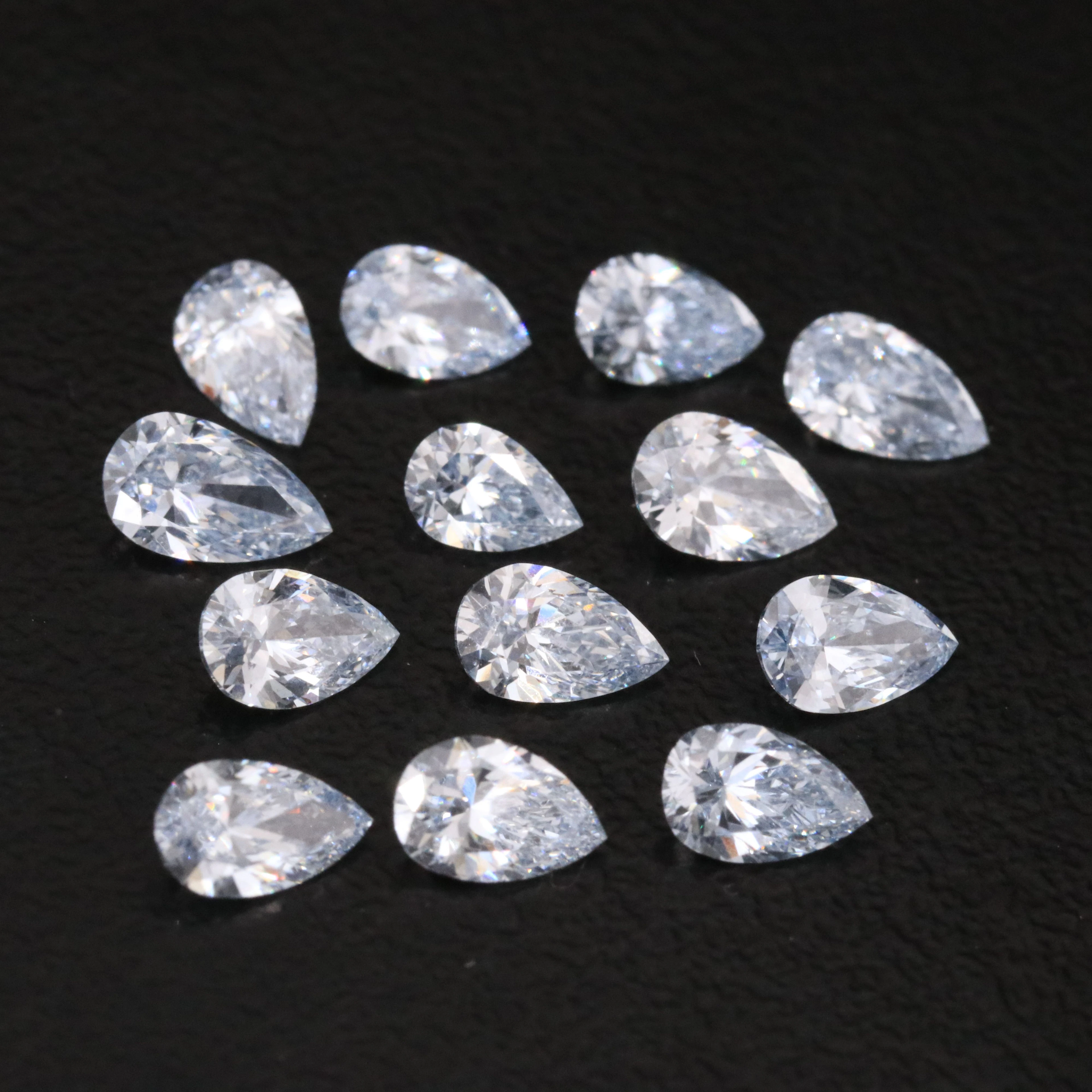 Loose 3.20 CTW Fancy Blue Lab Grown Diamond Lot