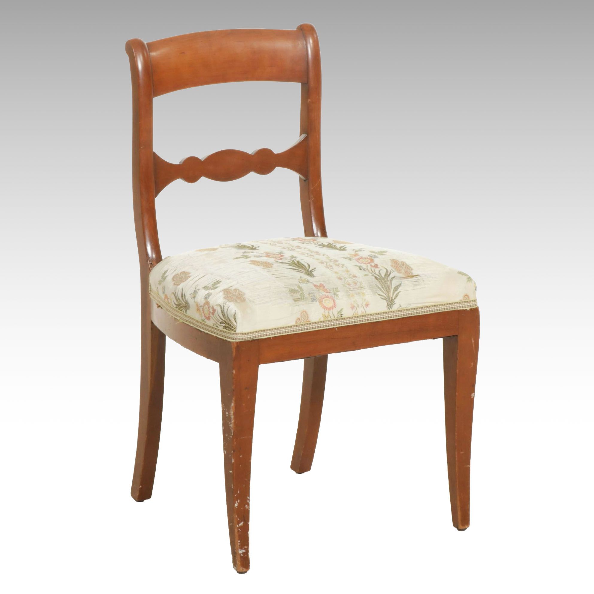 Biedermeier Style Chair, Late 19th to Early 20th Century