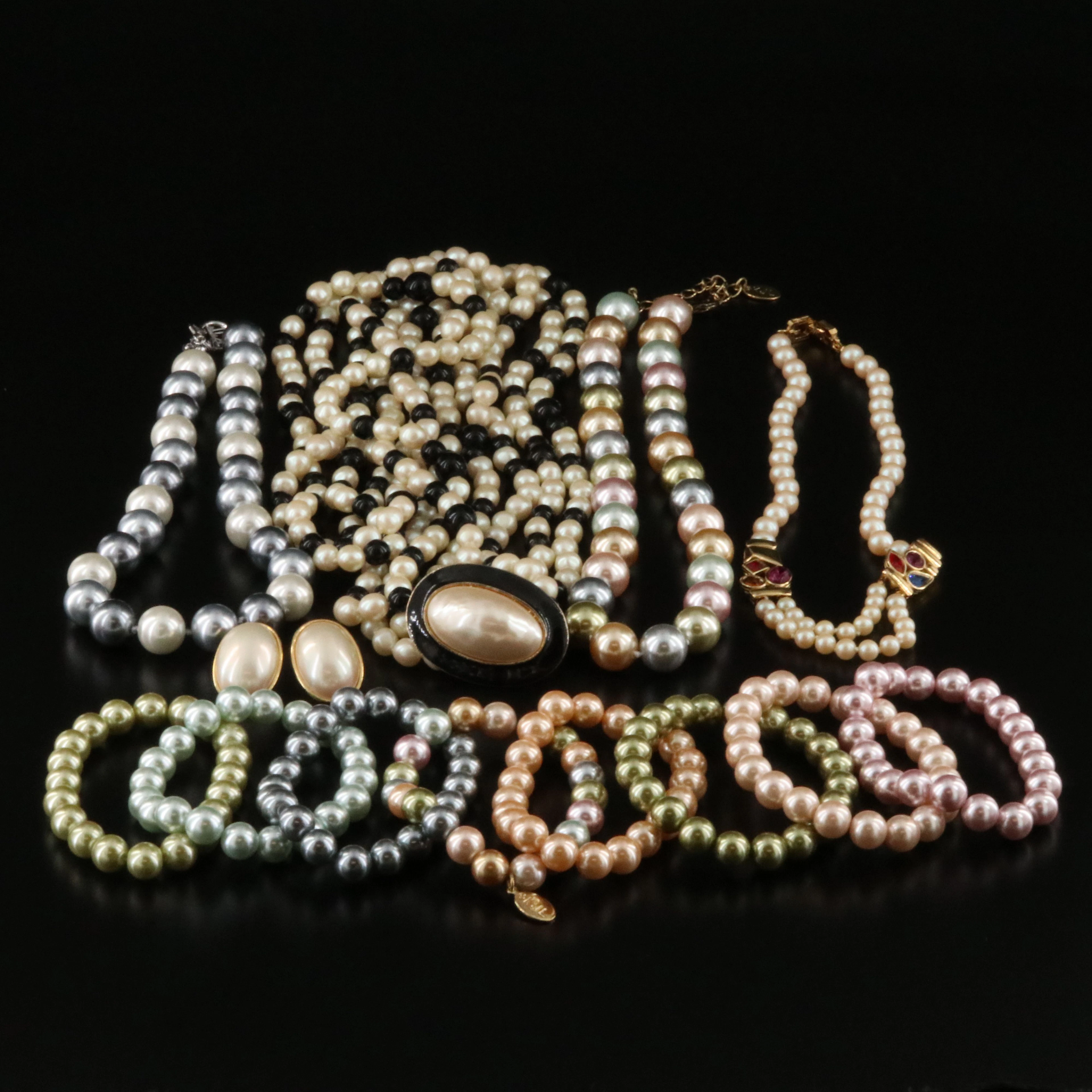 Givenchy and Kenneth Jay Lane Featured in Faux Pearl Jewelry Collection